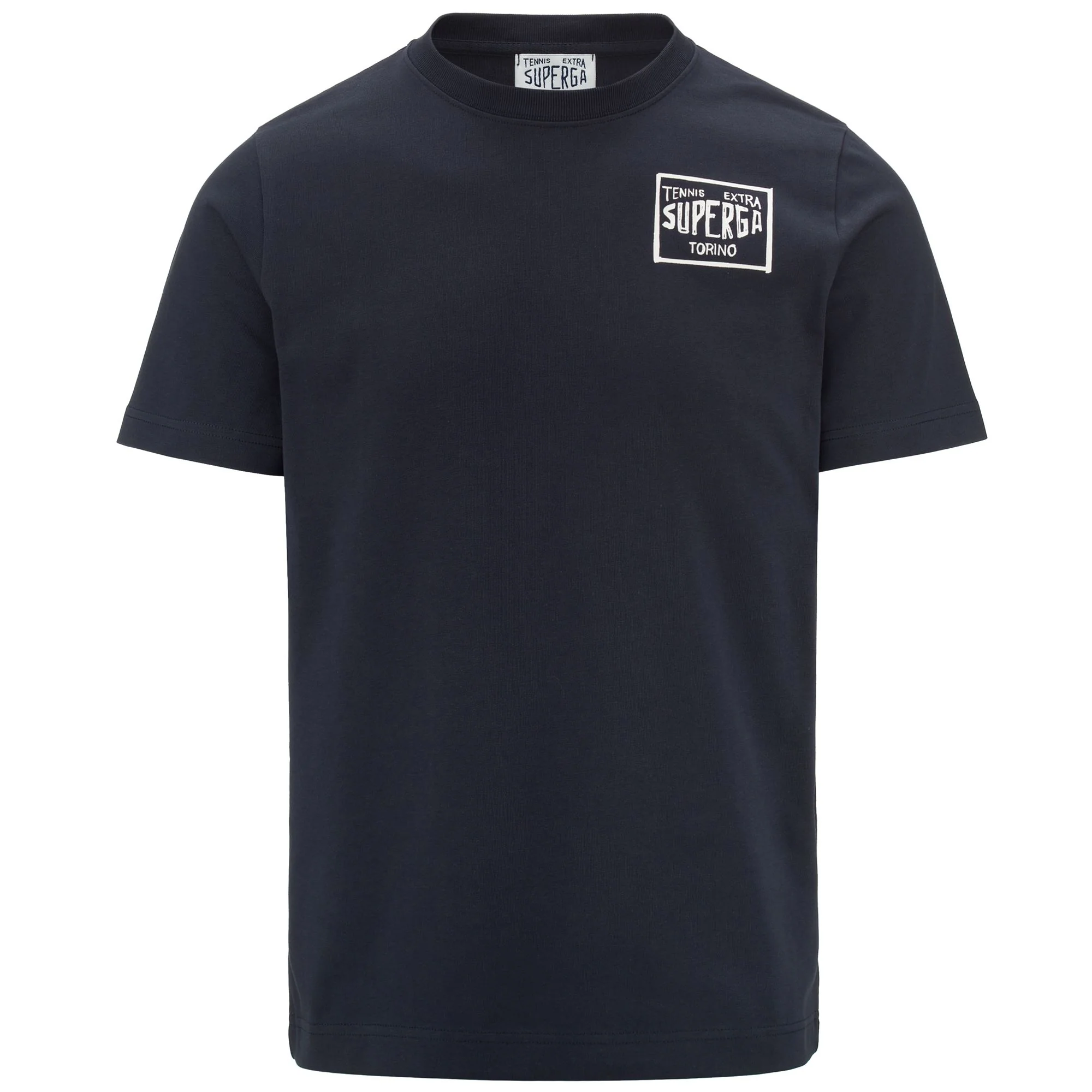 T-SHIRT SUPERGA ARCHIVIO TENNIS PLAYER - T-ShirtsTop - T-Shirt - Unisex - DK NAVY-TENNIS PLAYER