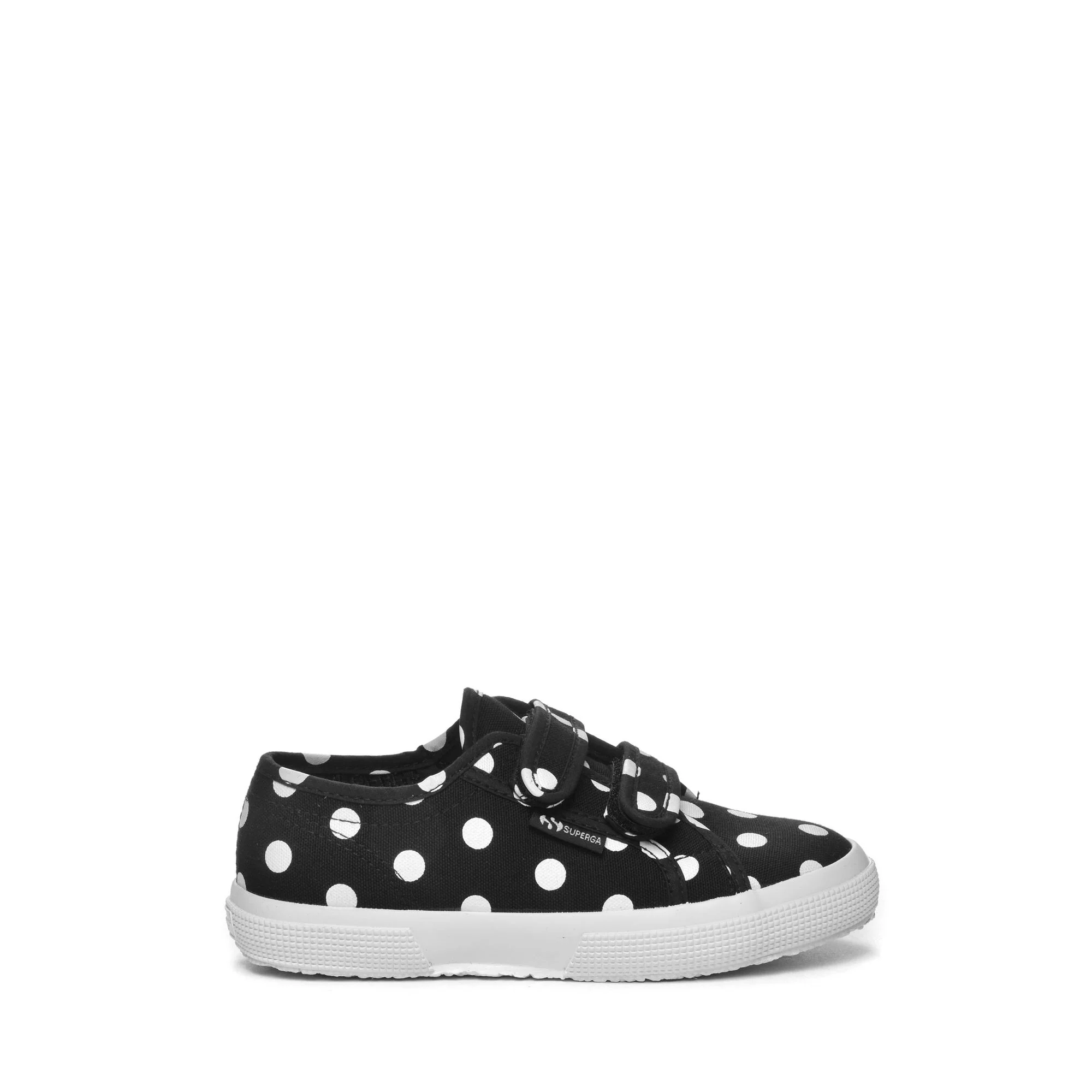 2750 KIDS STRAPS POLKADOTS - Le Superga - Sneaker - Girl - BLACK-WHITE DOTS