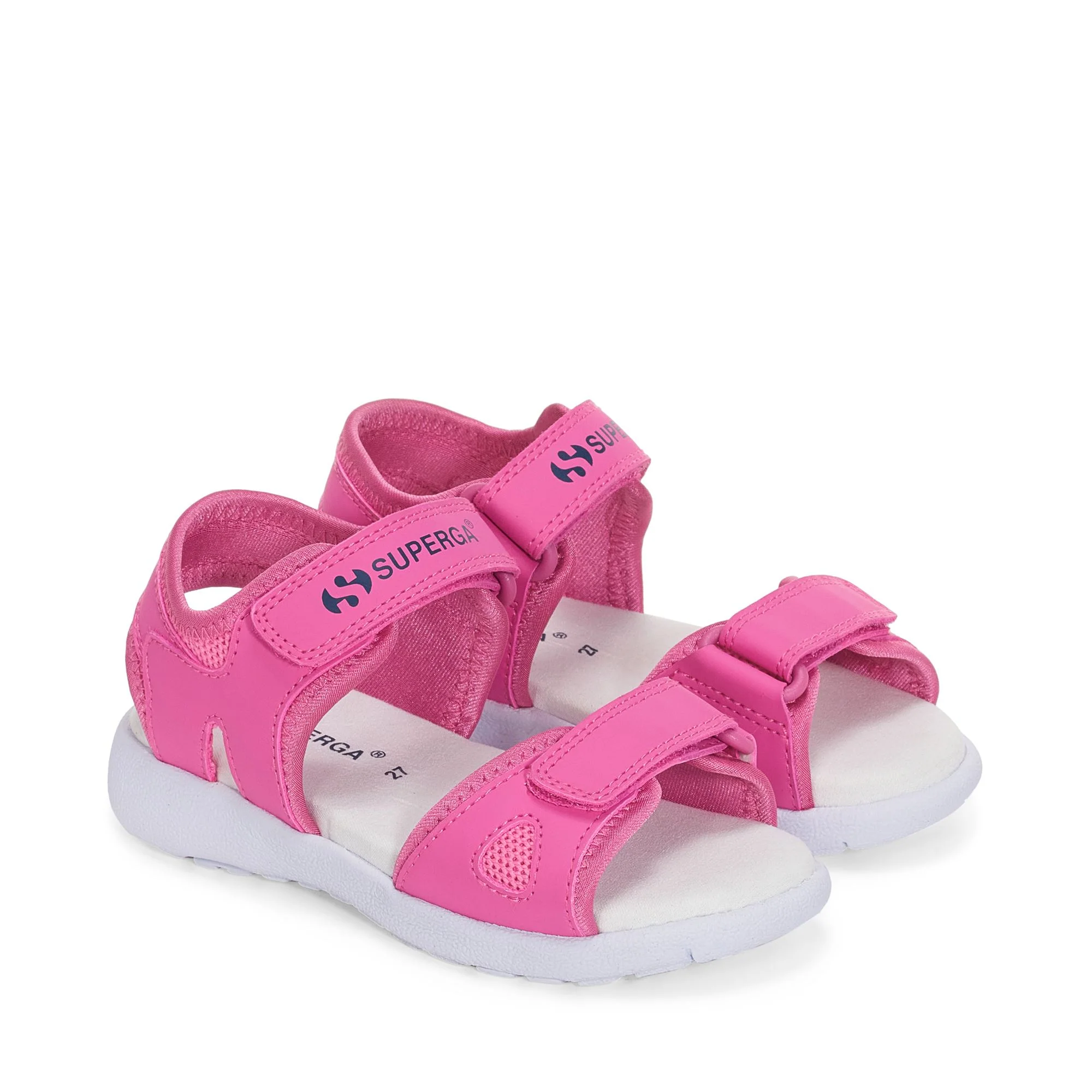 3999 KIDS SYNTHETIC MATERIAL - Sandals - Sandal - Kid unisex - PINK FUCHSIA-WHITE