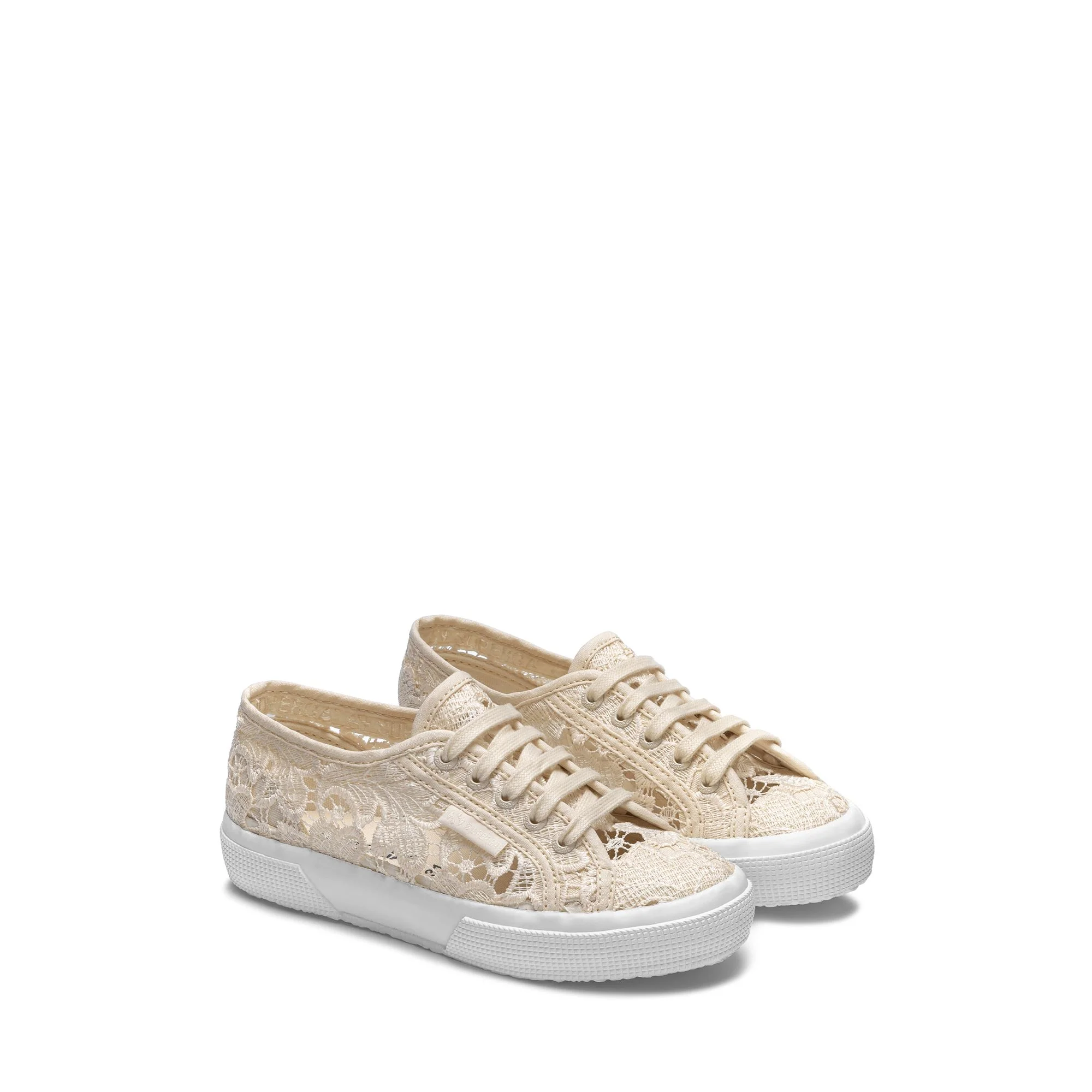 2750 KIDS MACRAME - Le Superga - Sneaker - Girl - BEIGE LT EGGSHELL-FAVORIO
