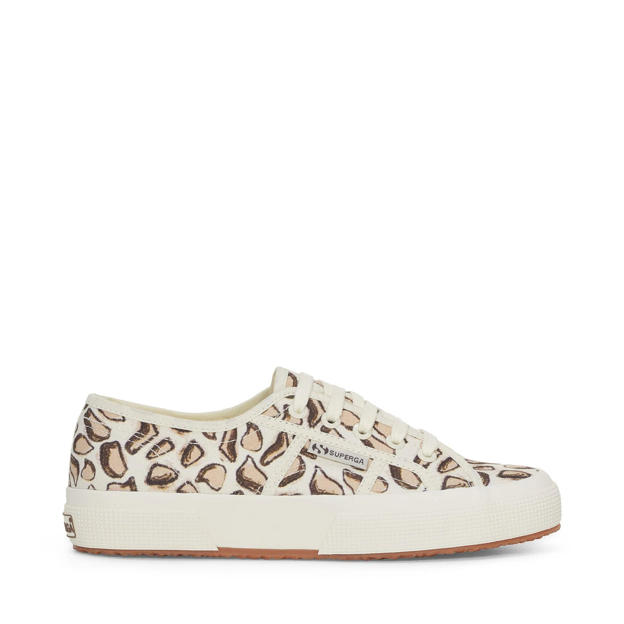 2750 GIRAFFA PRINT - Le Superga - Low Cut - Unisex - BEIGE NATURAL-GIRAFFA PRINT