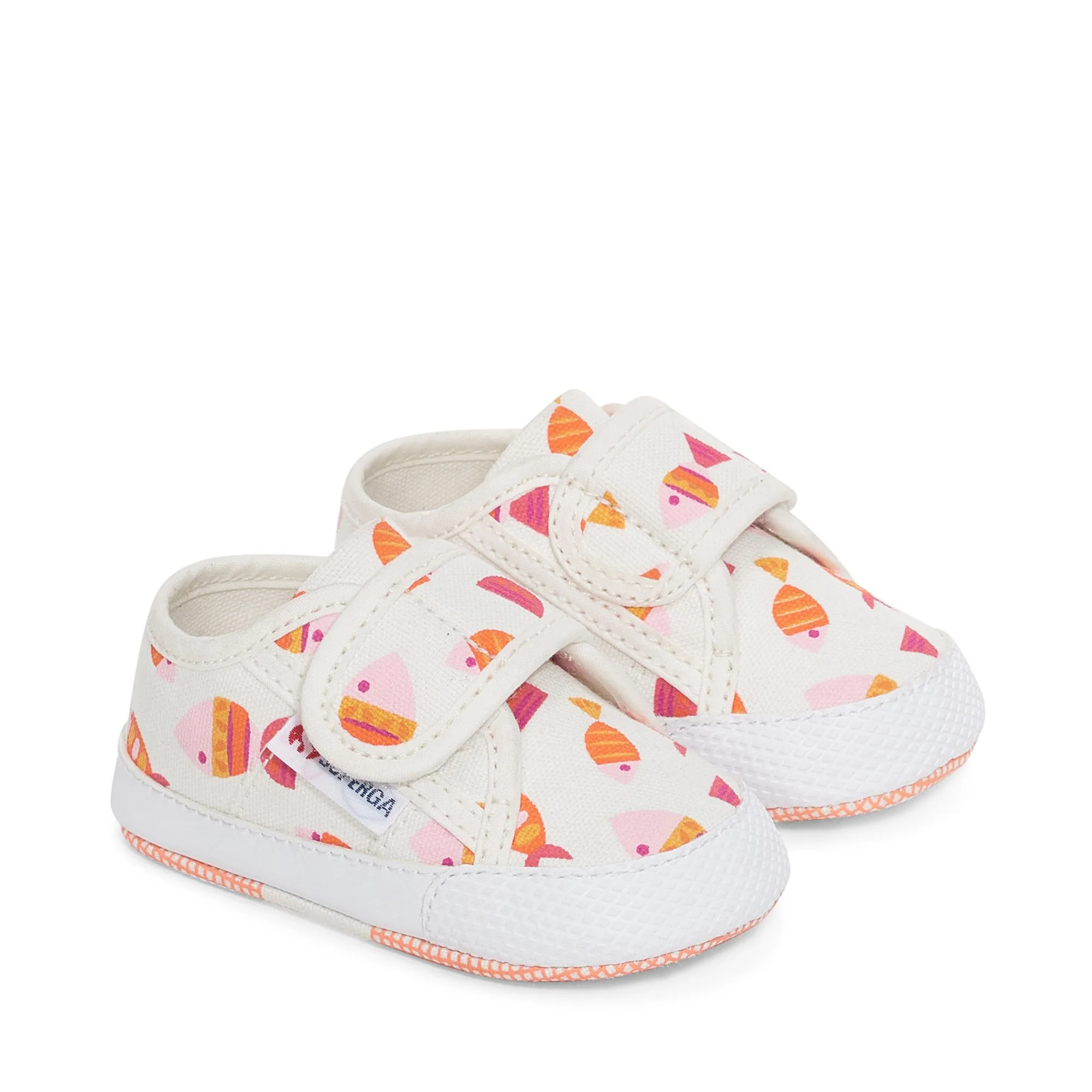 4006 BABY STRAP CANDY FISH - Sneakers - Low Cut - Boy - WHITE AVORIO CANDY FISH