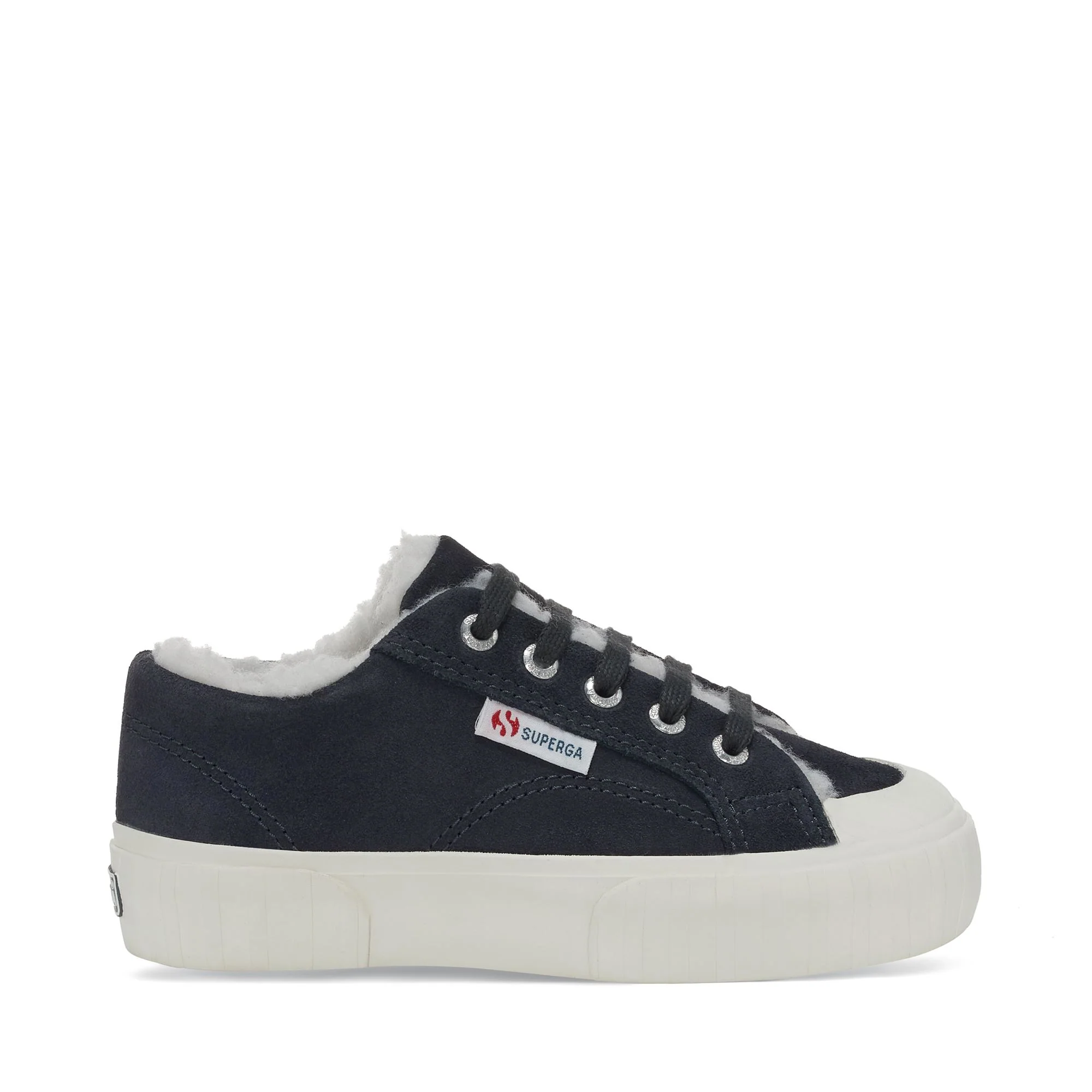 2630 KIDS STRIPE SUEDE FUR - Sneakers - Low Cut - Kid unisex - BLUE GREY DK-FAVORIO