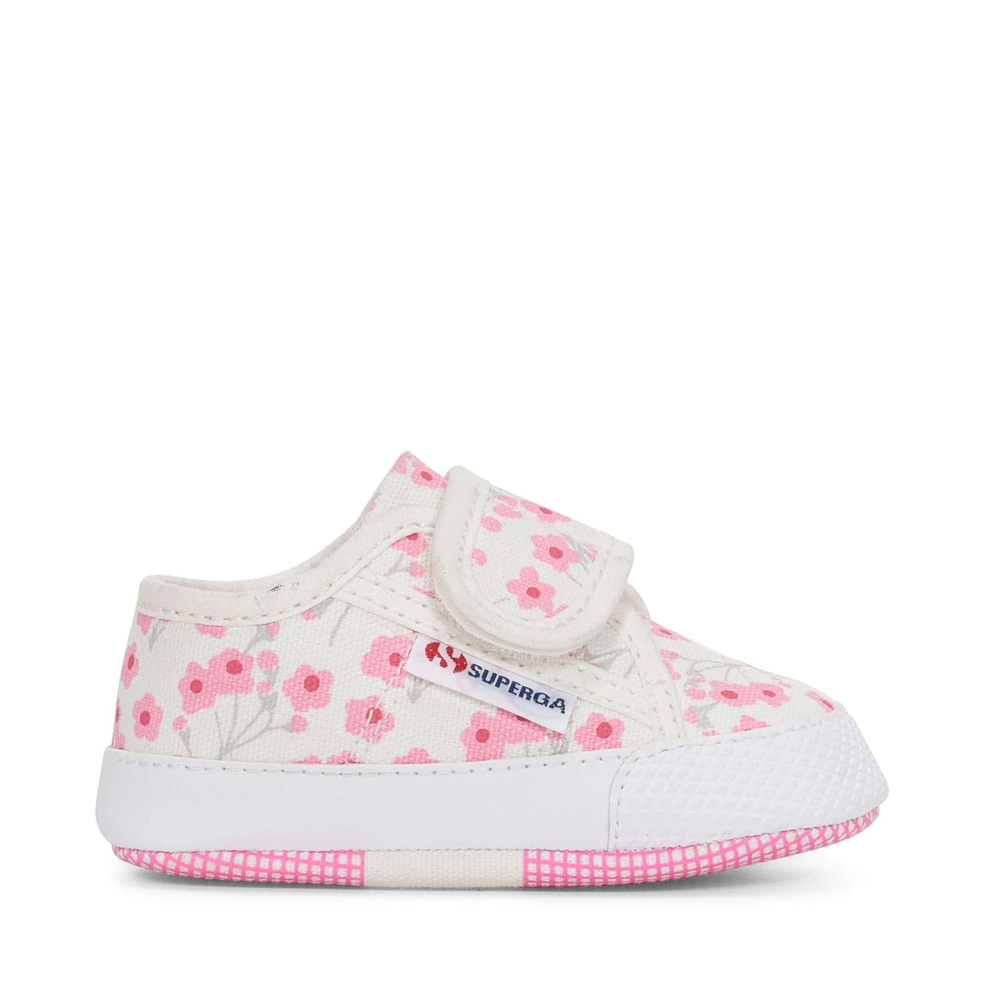 4006 BABY STRAP CHERRY FLOWERS - Sneakers - Low Cut - Girl - WHITE AVORIO CHERRY FLOWERS