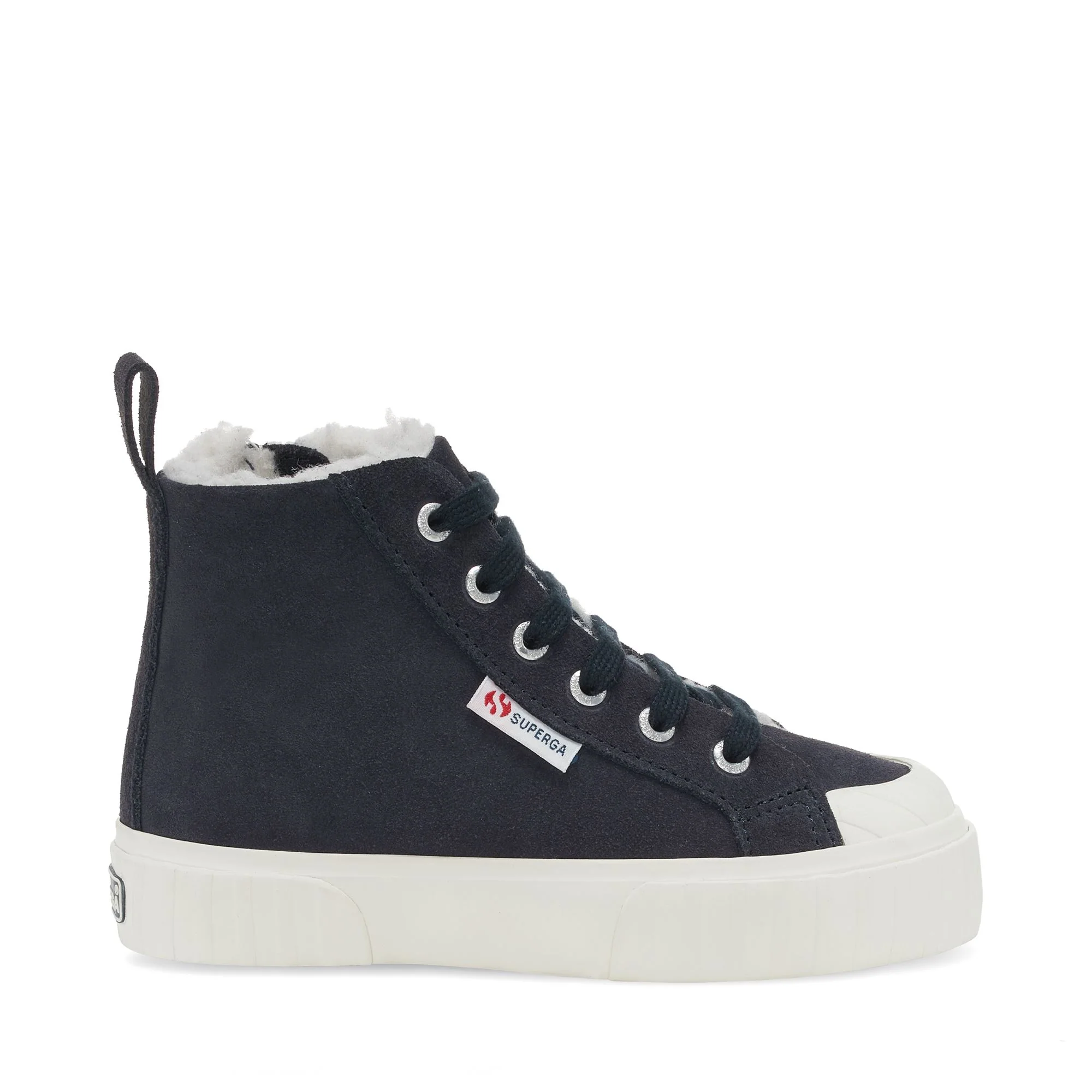 2696 KIDS STRIPE SUEDE - Sneakers - Mid Cut - Kid unisex - BLUE GREY DK-FAVORIO