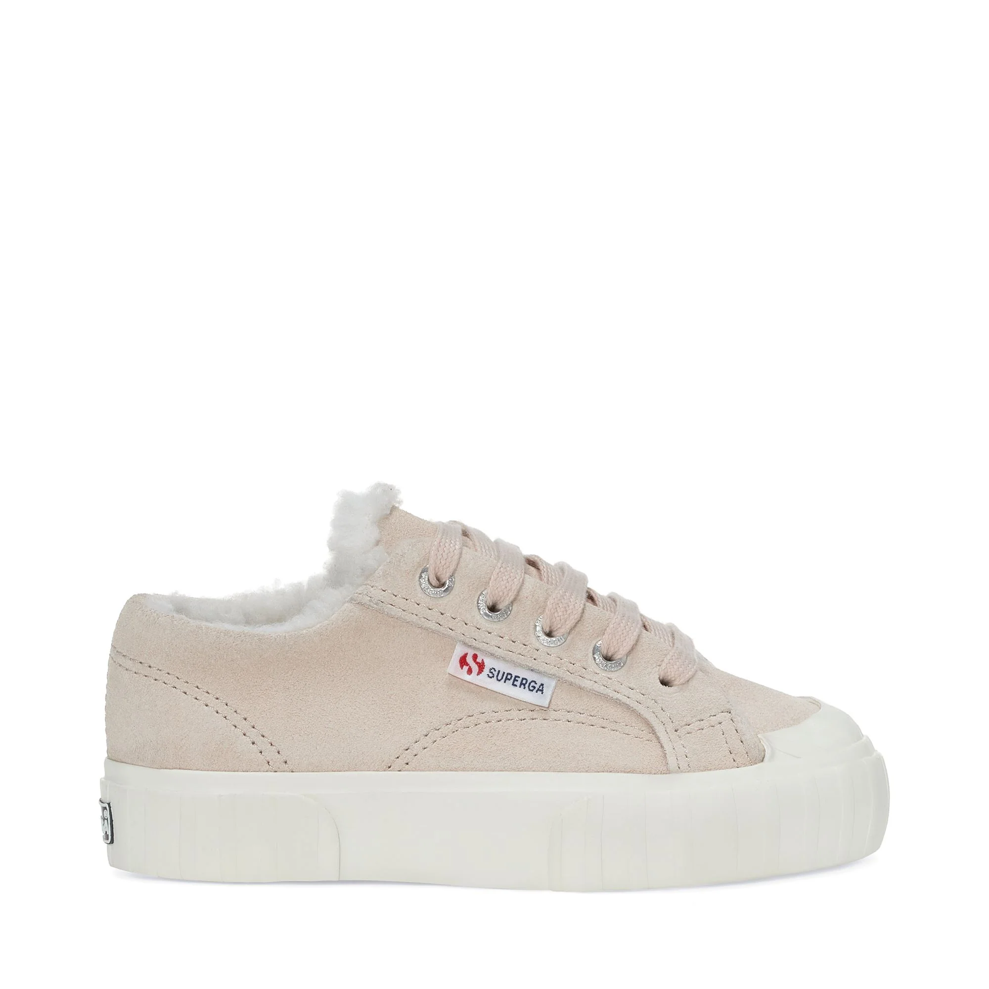 2630 KIDS STRIPE SUEDE FUR - Sneakers - Low Cut - Kid unisex - PINK ALMOND-FAVORIO