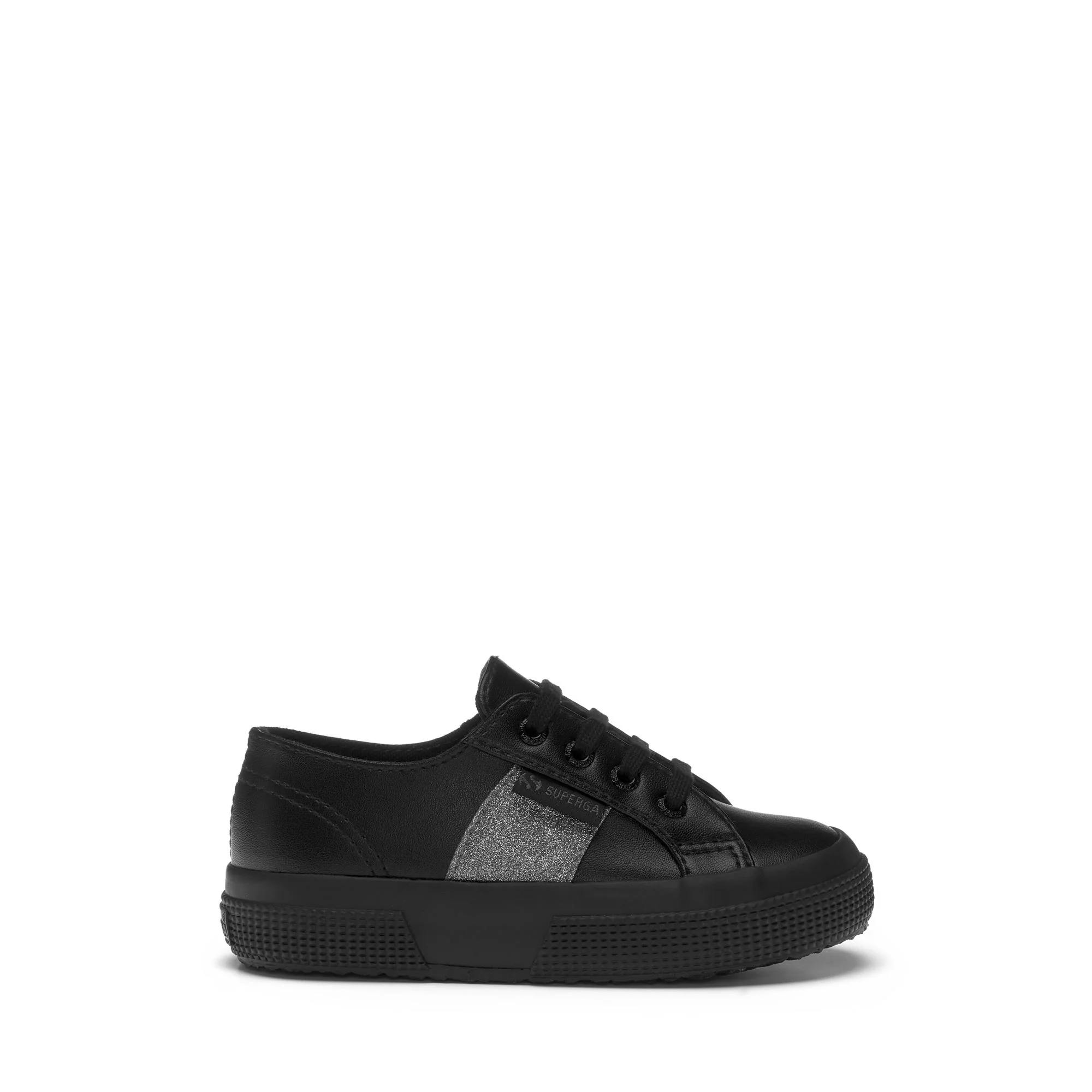 2750 KIDS SYNTHETIC MATERIAL GLITTER - Le Superga - Sneaker - Girl - TOTAL BLACK
