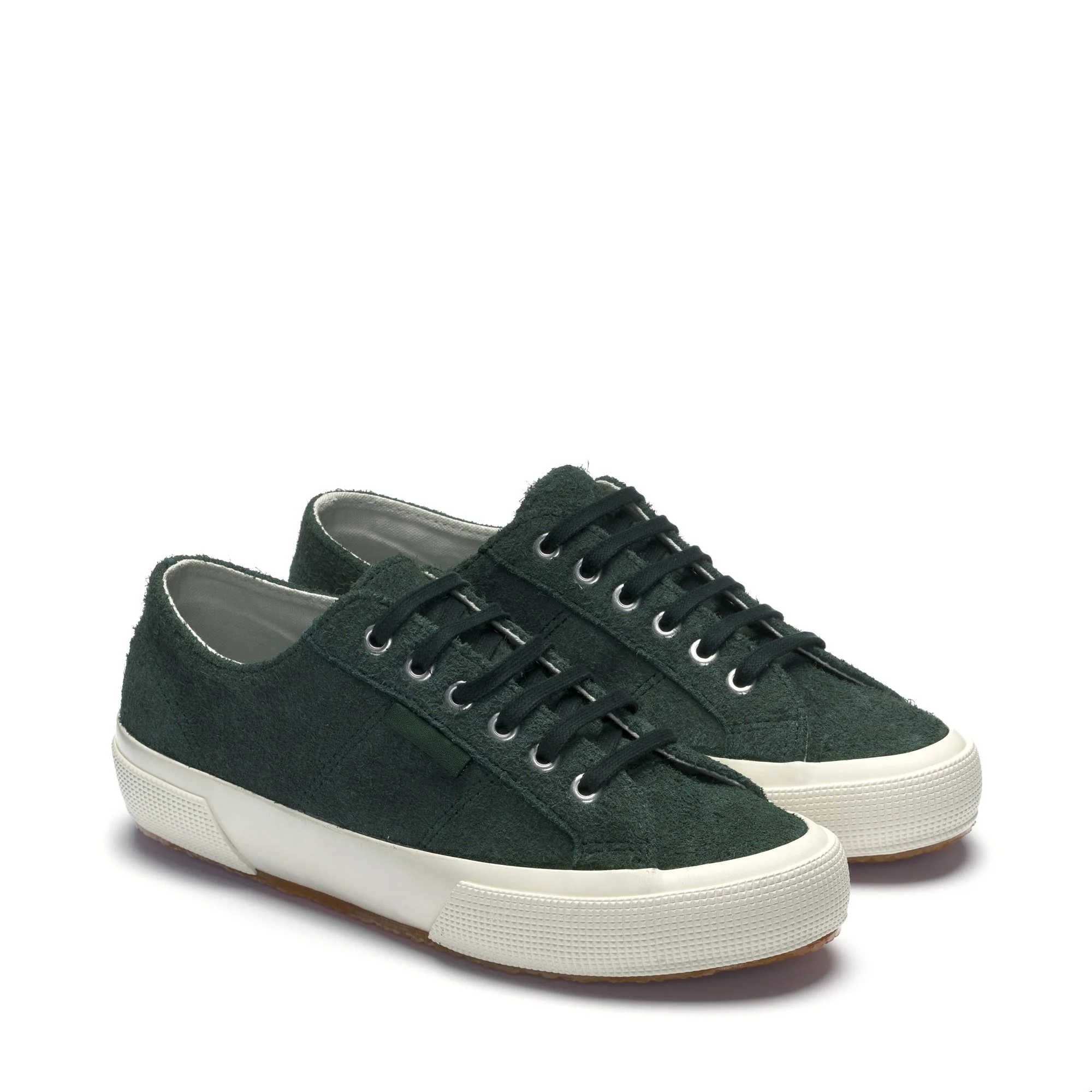 2750 OG HAIRY SUEDE - Le Superga - Low Cut - Unisex - GREEN DK FOREST-FAVORIO