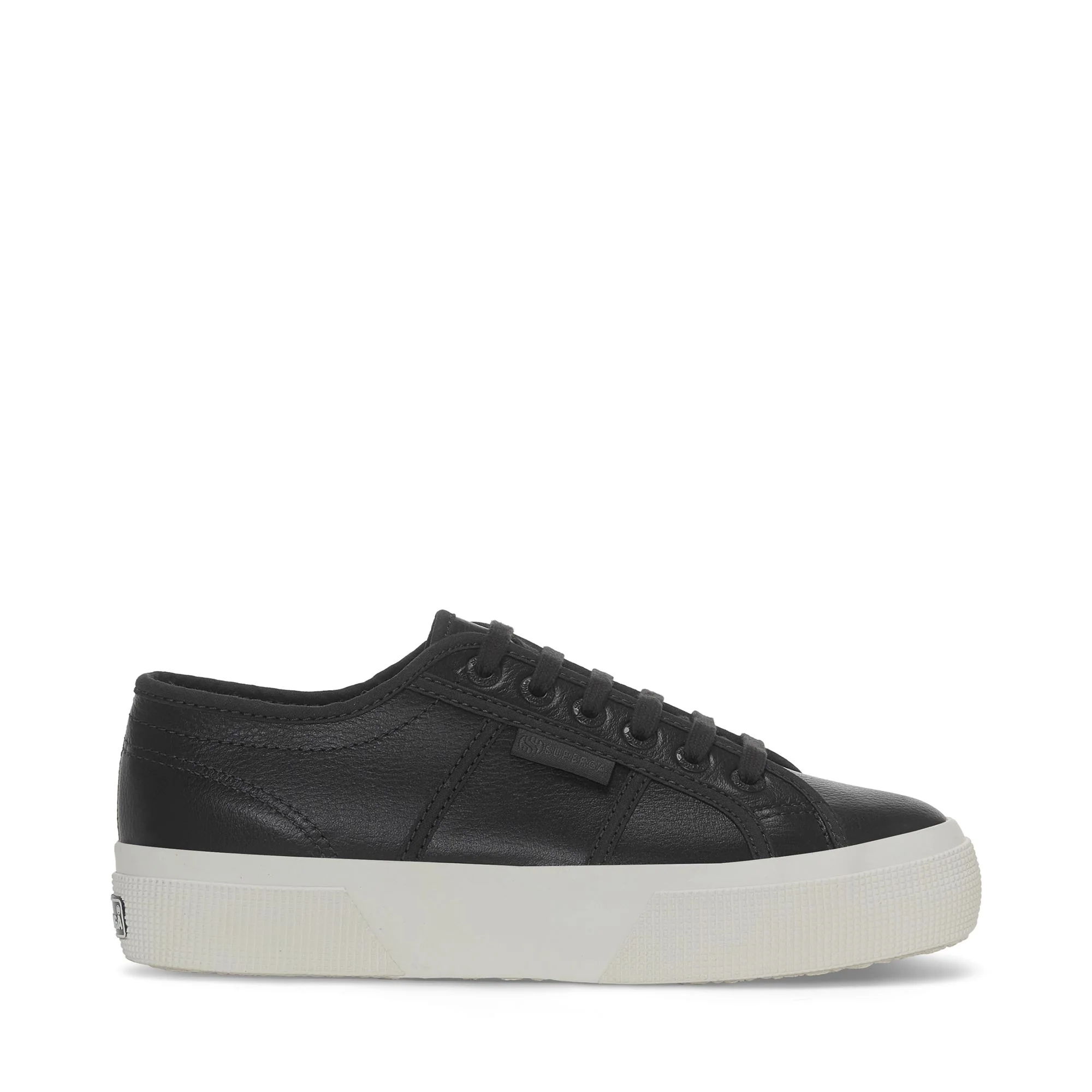 2740 PLATFORM TUMBLED LEATHER - Lady Shoes - Wedge - Woman - BLACK BRISTOL-FAVORIO
