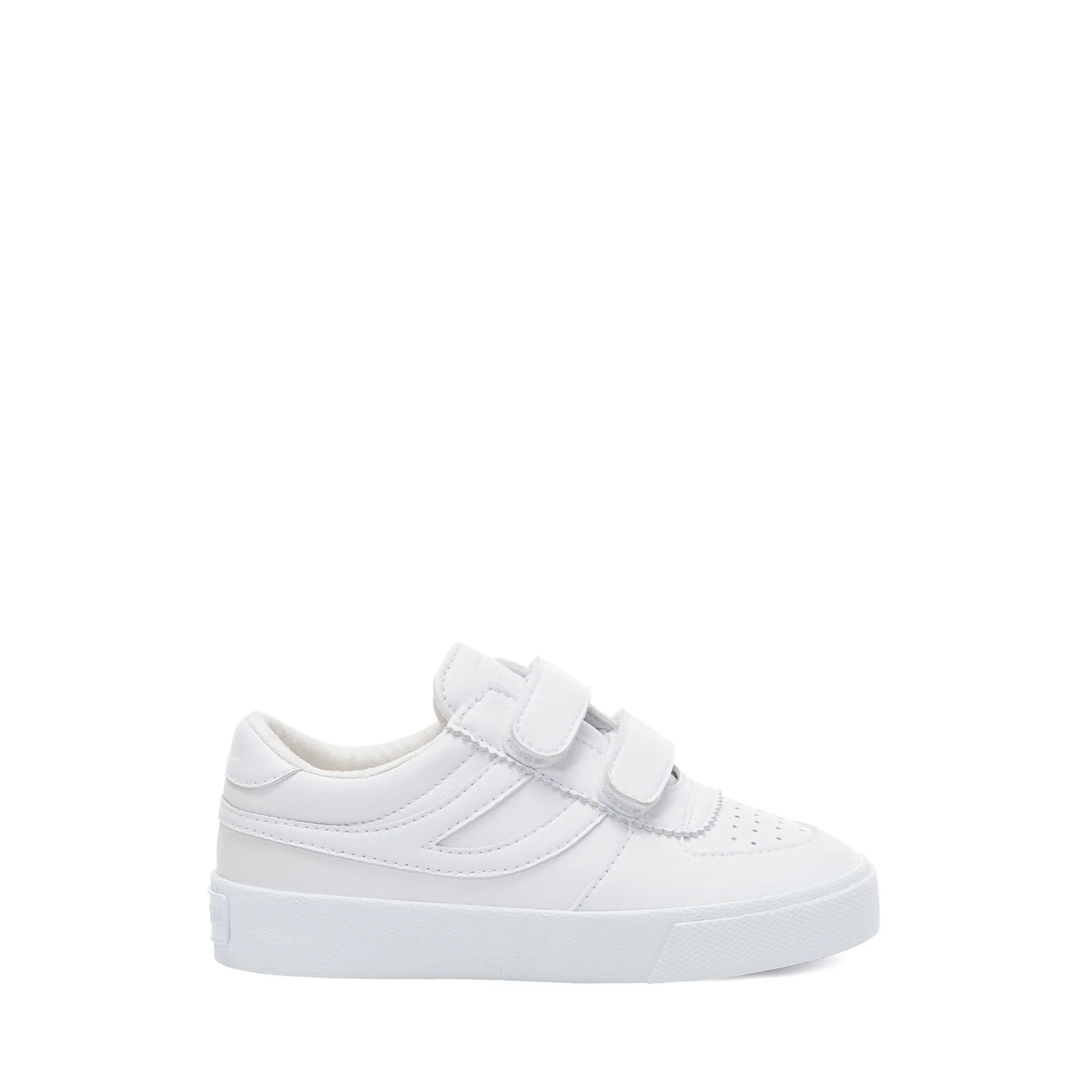 2846 KIDS SEATTLE STRAPS VEGAN MATERIAL - Sneakers - Low Cut - Kid unisex - TOTAL WHITE