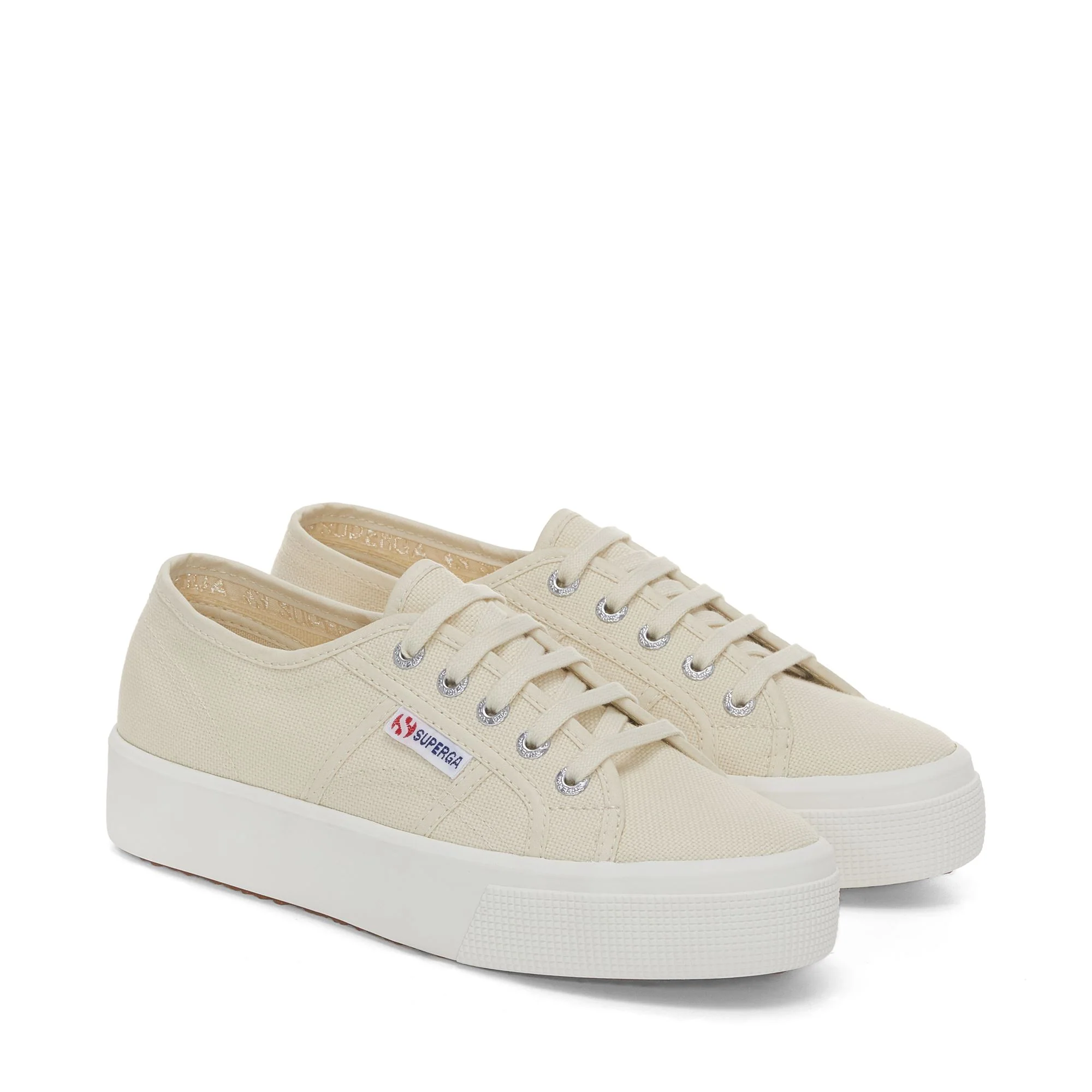 2730 MID PLATFORM - Le Superga - Sneaker - Unisex - BEIGE LT EGGSHELL-F AVORIO