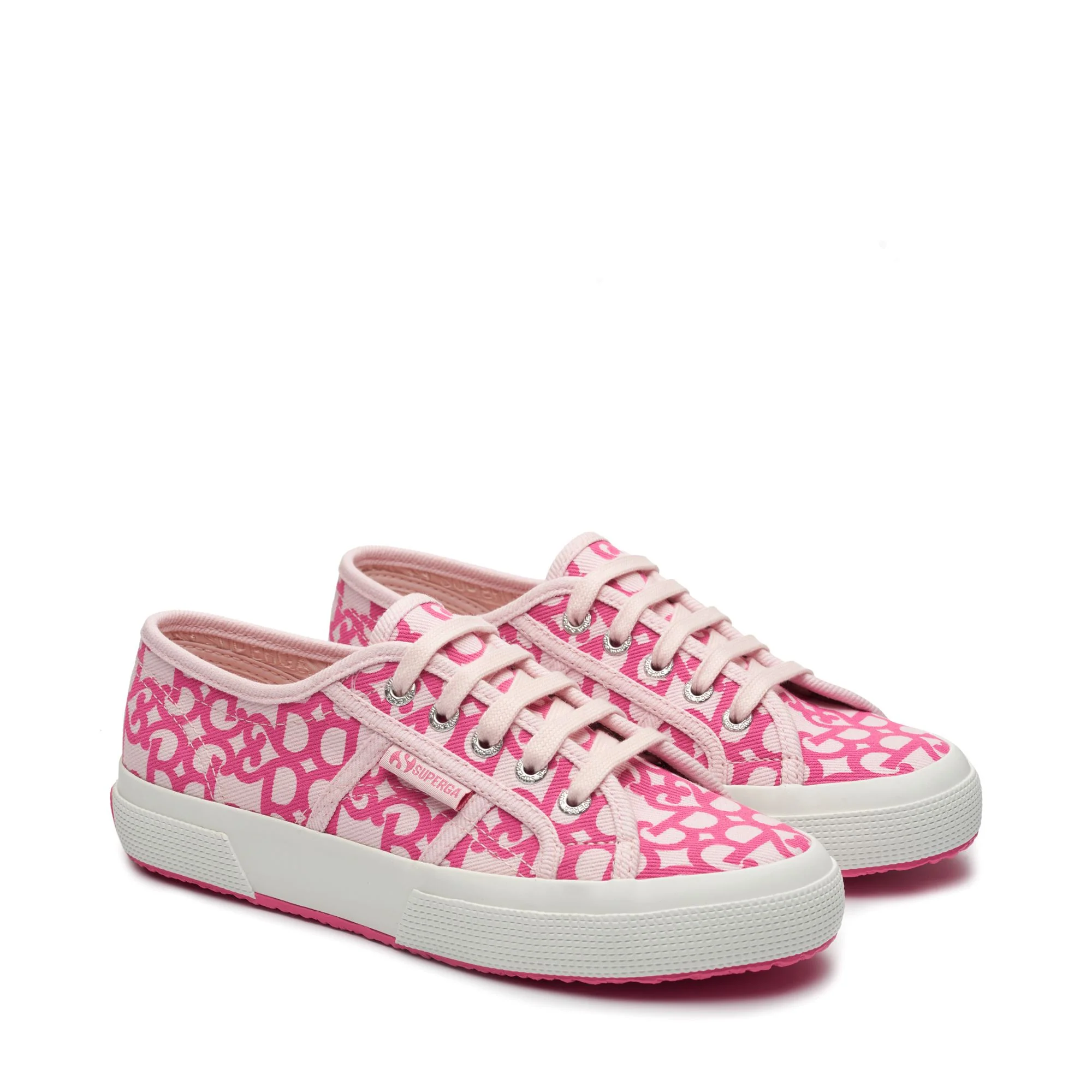 2750 BARBIE MOVIE DENIM PRINT - Le Superga - Low Cut - Woman - DOUBLE PINK