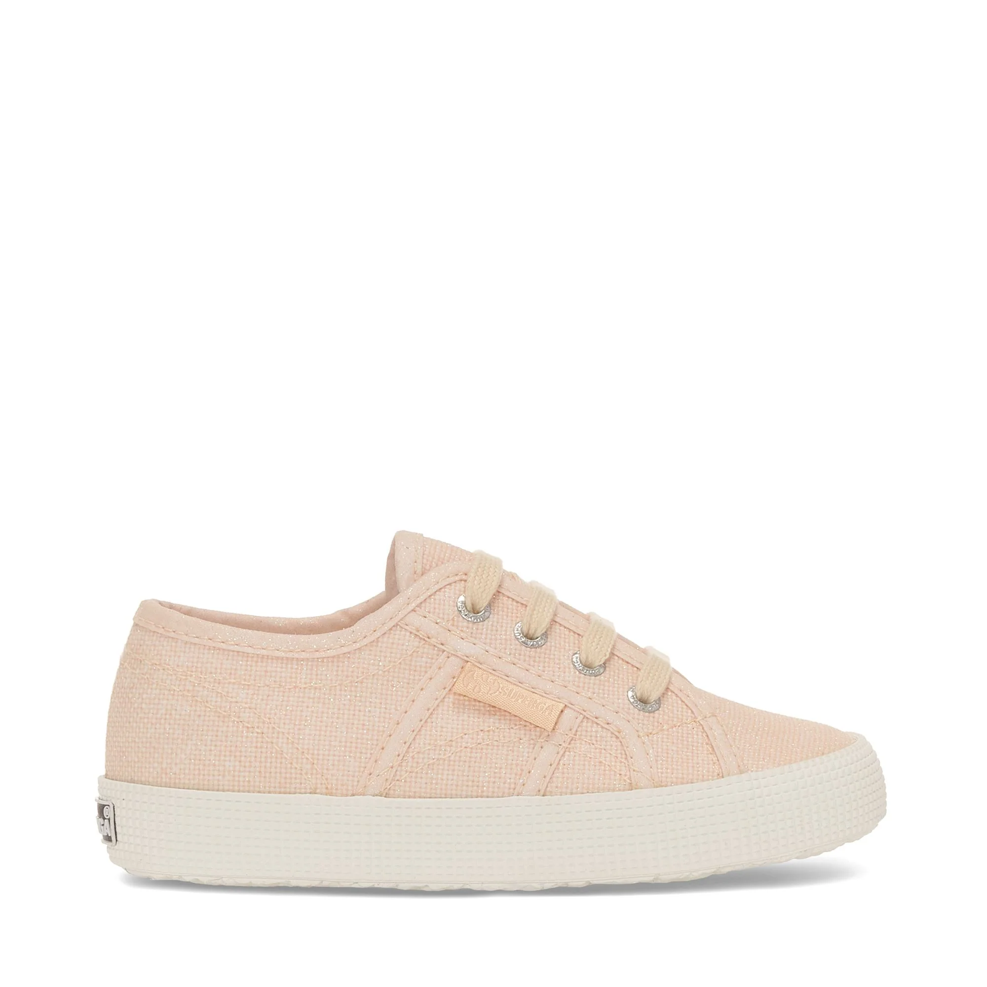 2750 KIDS EASYLITE GLITTER PEARL CANVAS - Le Superga - Sneaker - Girl - PINK PEACH GLITTER PEARL