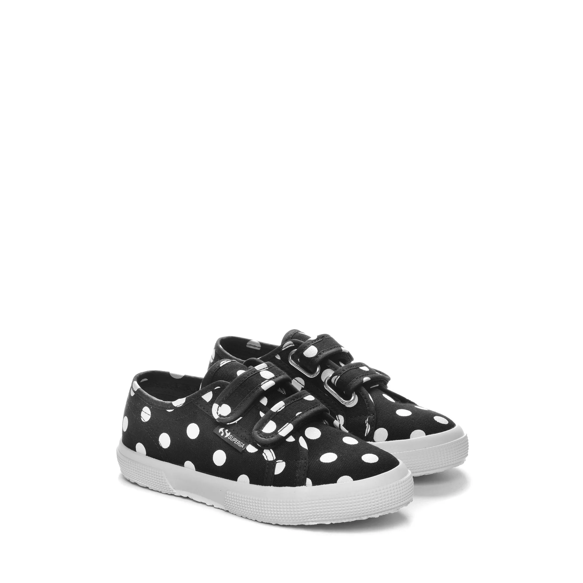 2750 KIDS STRAPS POLKADOTS - Le Superga - Sneaker - Girl - BLACK-WHITE DOTS