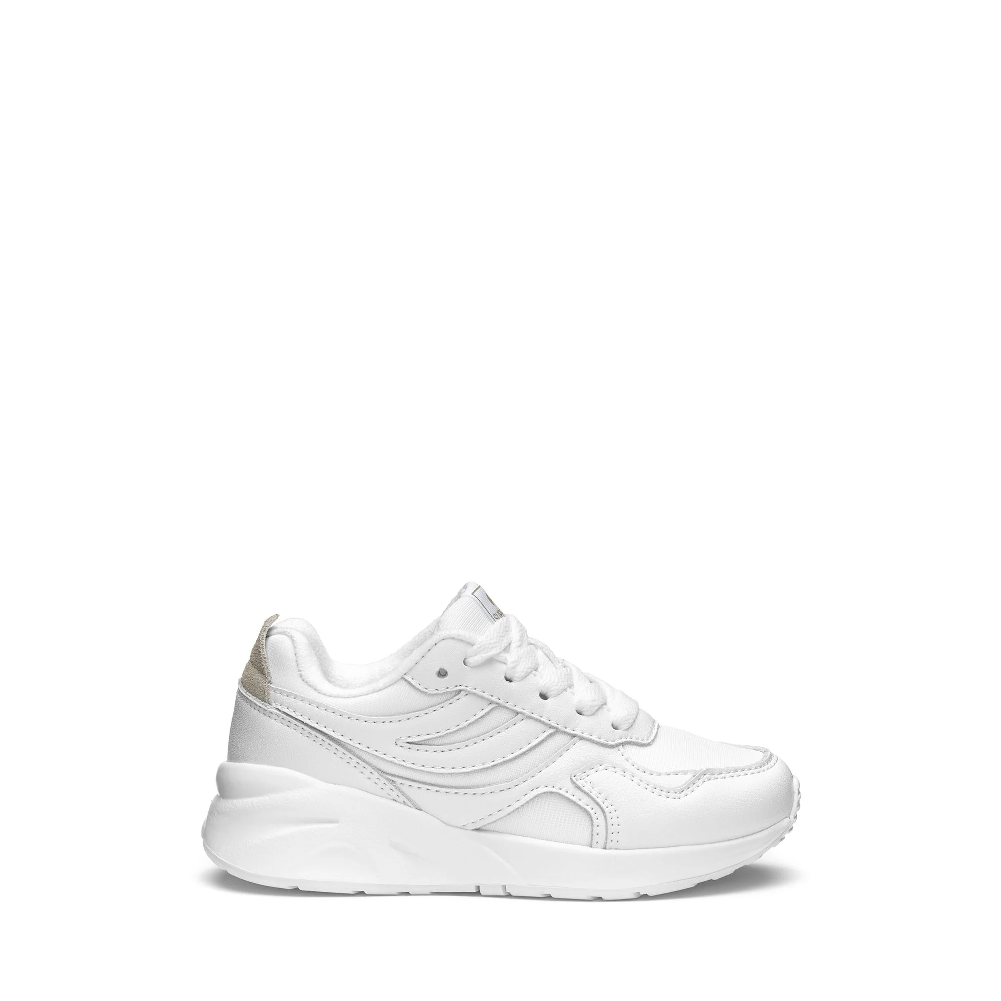 4073 KIDS TRAINING NAPPA LEATHER - Sneakers - Low Cut - Kid unisex - TOTAL WHITE