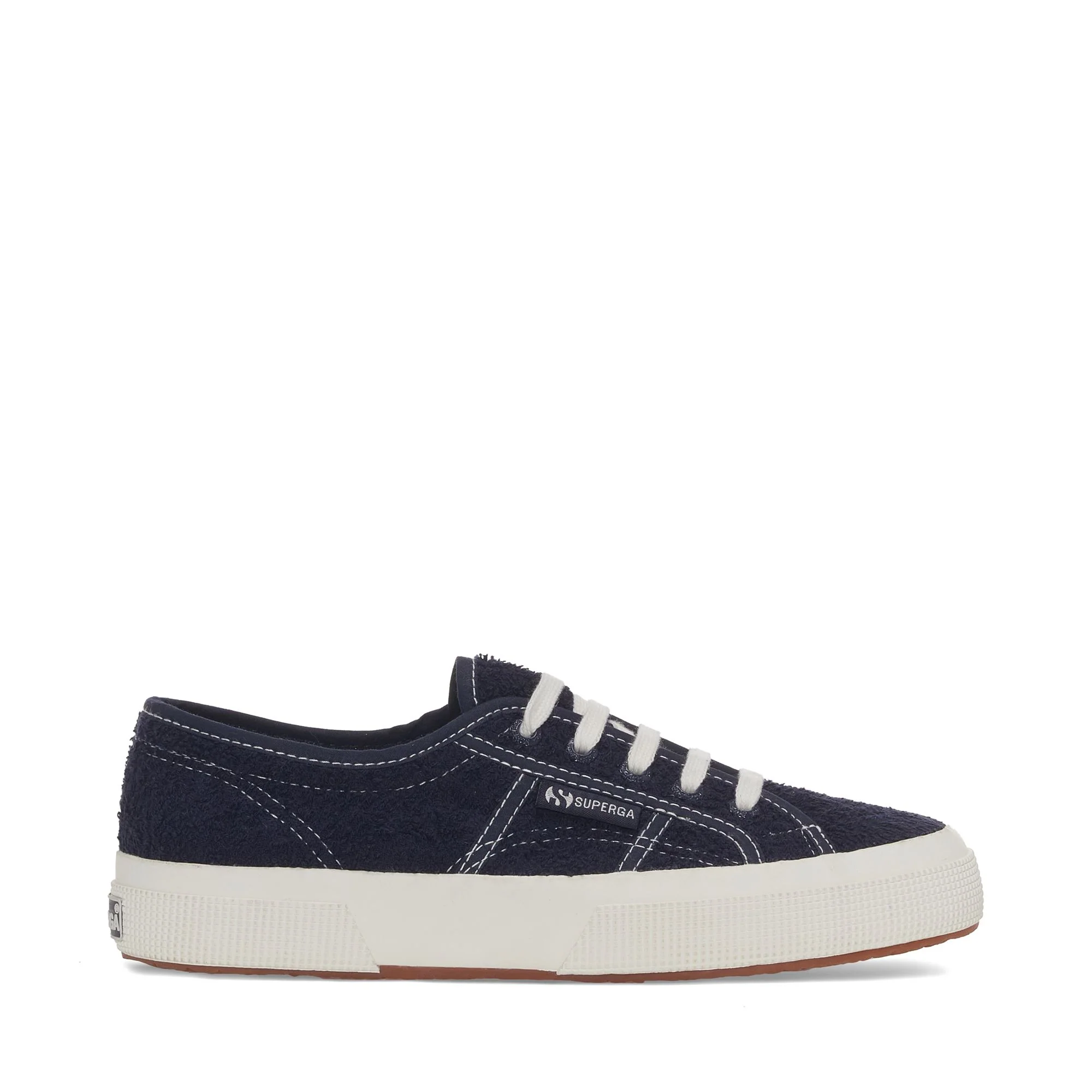 2750 COTTON TERRY - Le Superga - Low Cut - Unisex - NAVY-WHITE AVORIO-F AVORIO