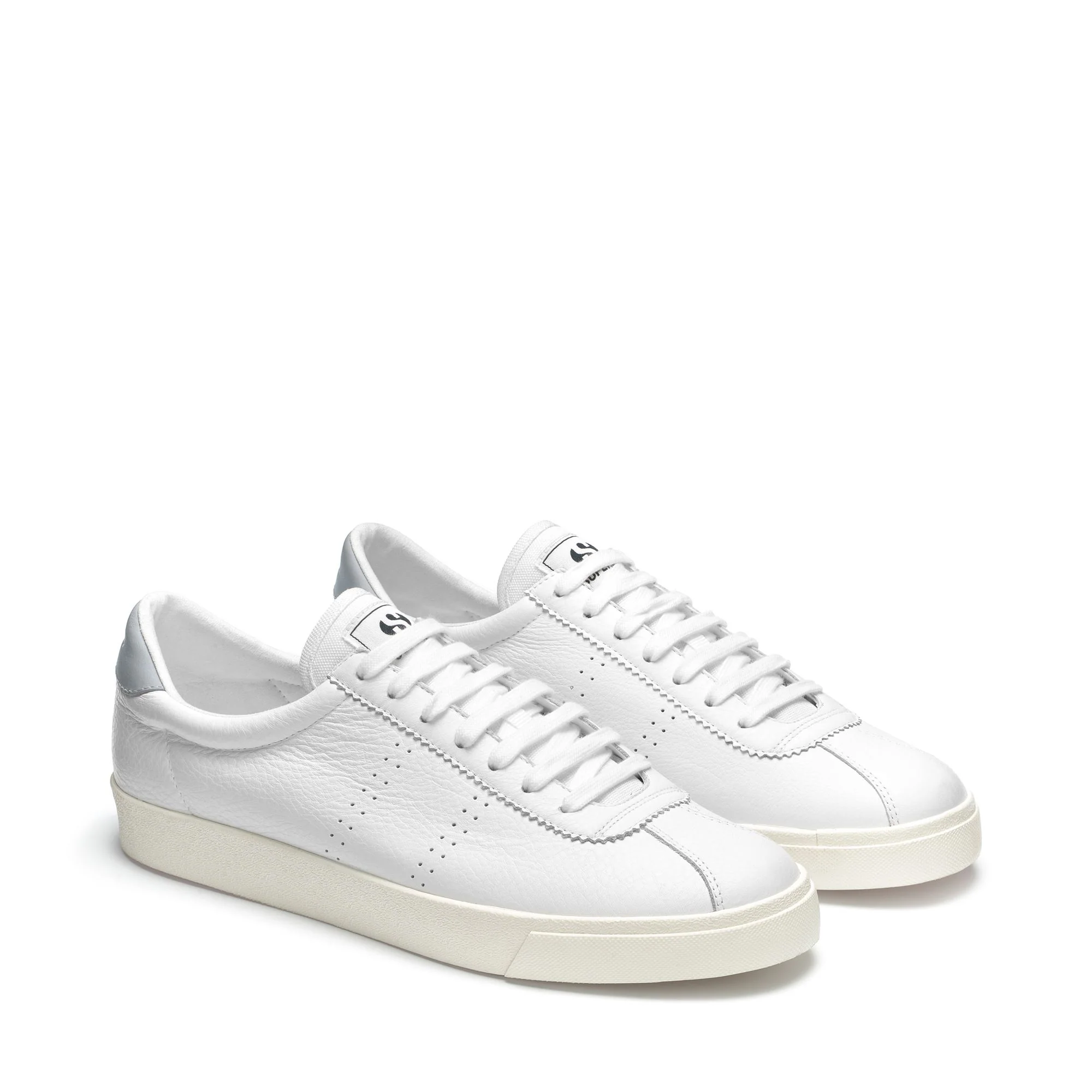 2843 CLUB S COMFORT LEATHER - Sneakers - Low Cut - Unisex - WHITE-BLUE LT GREY-FAVORIO