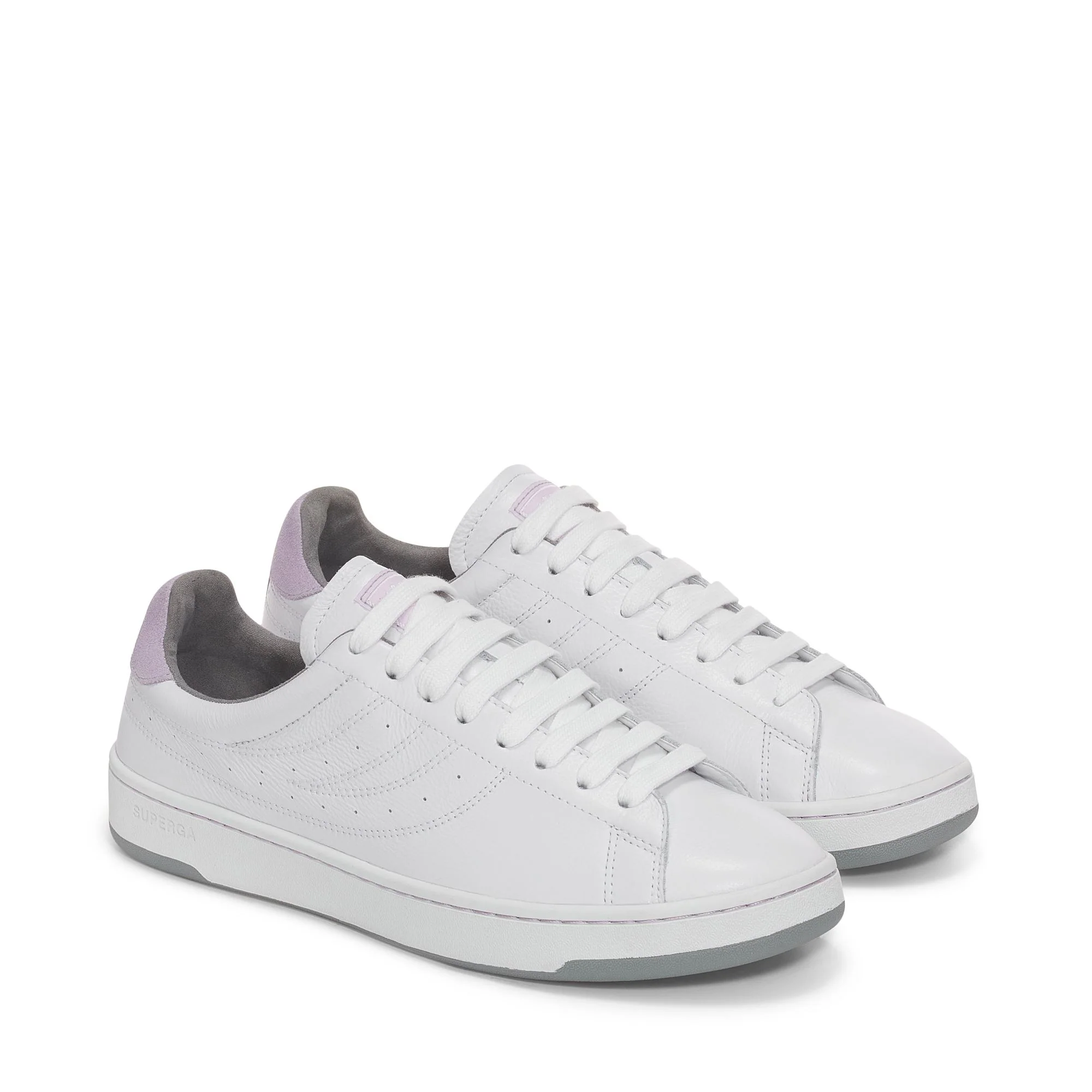4833 LENDL MATCH - Sneakers - Low Cut - Unisex - WHITE-VIOLET LILLA-GREY MD