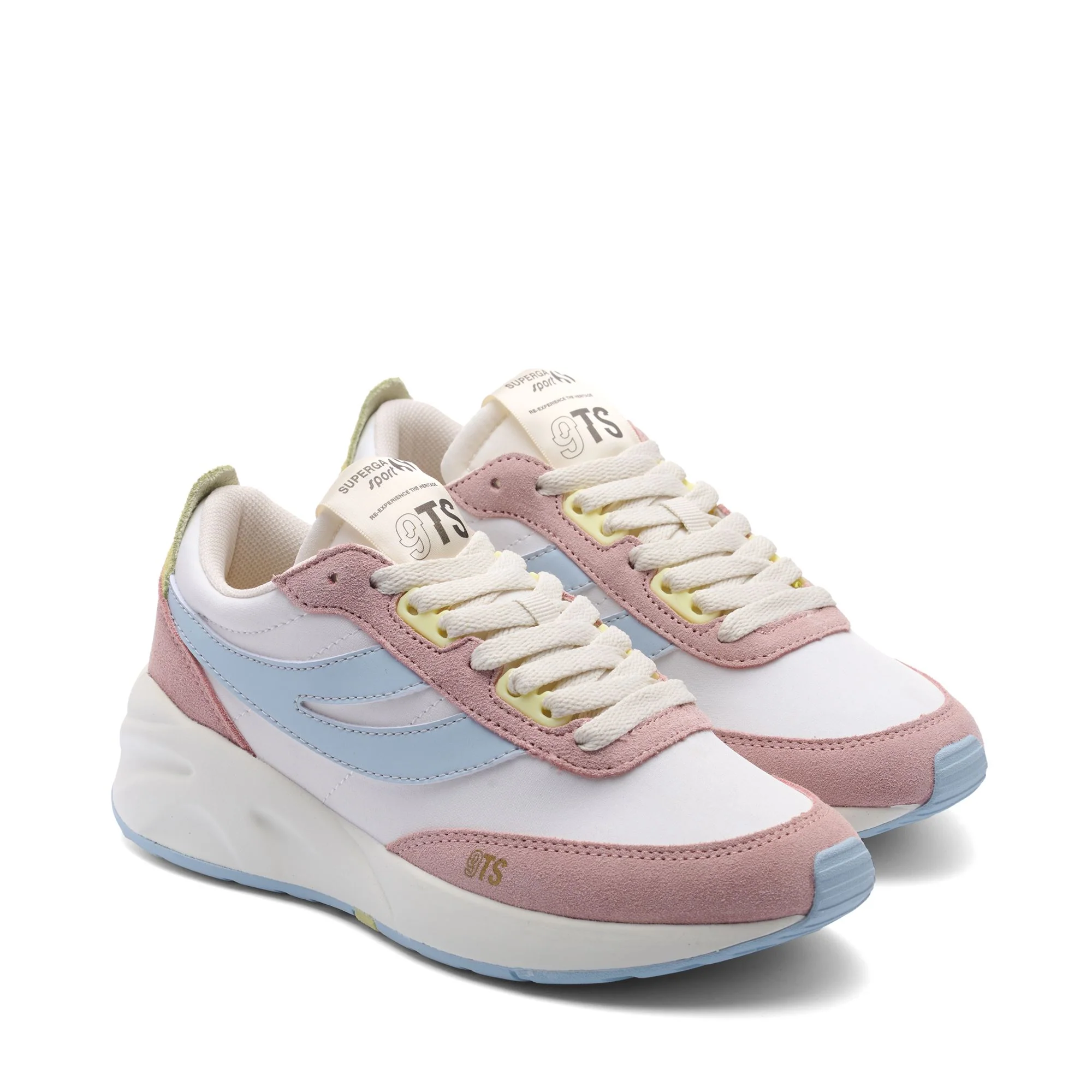 4089 TRAINING 9TS SLIM - Sneakers - Low Cut - Unisex - PINK ISH-GREY LILLA-SUNNY LIME-WHITE AVORIO