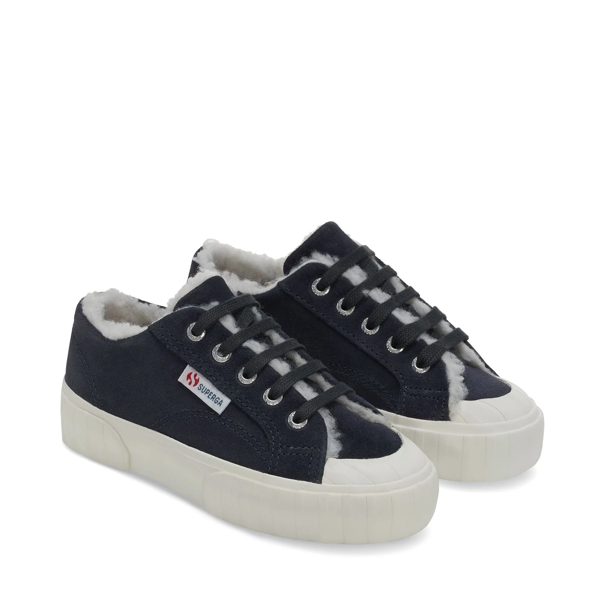 2630 KIDS STRIPE SUEDE FUR - Sneakers - Low Cut - Kid unisex - BLUE GREY DK-FAVORIO