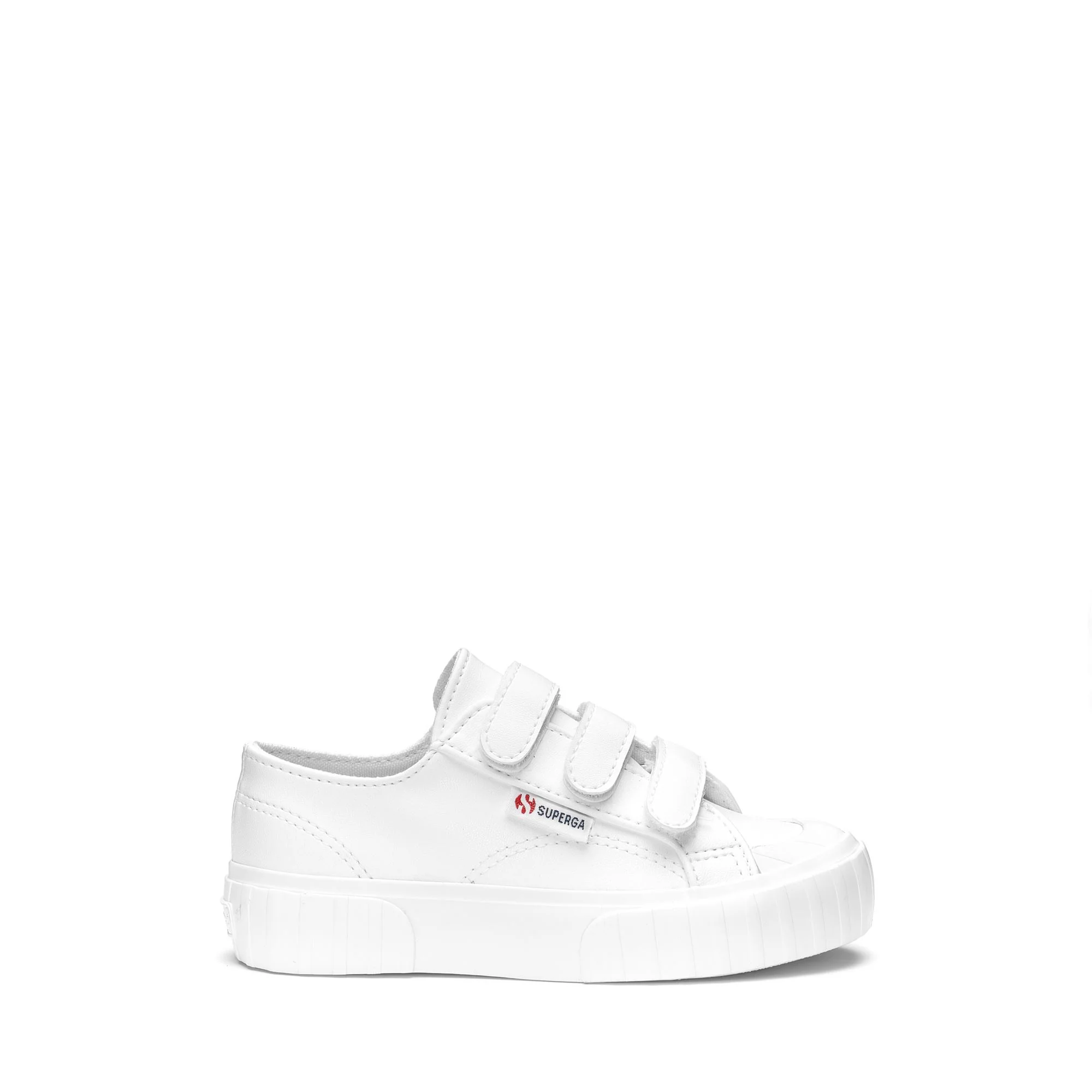 2630 KIDS STRIPE STRAPS SYNTHETIC MATERIAL - Sneakers - Low Cut - Kid unisex - WHITE