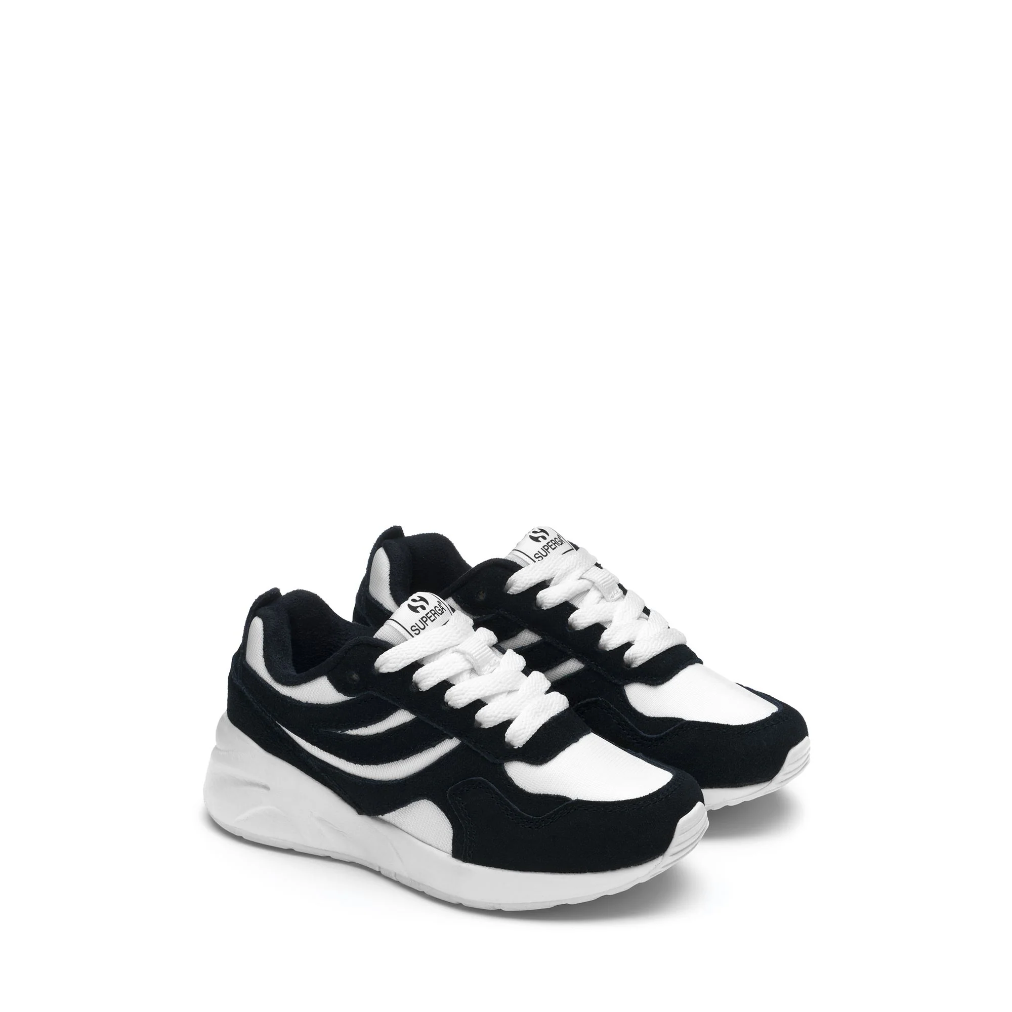 4073 KIDS TRAINING POLY SUEDE - Sneakers - Low Cut - Kid unisex - WHITE-BLUE NAVY
