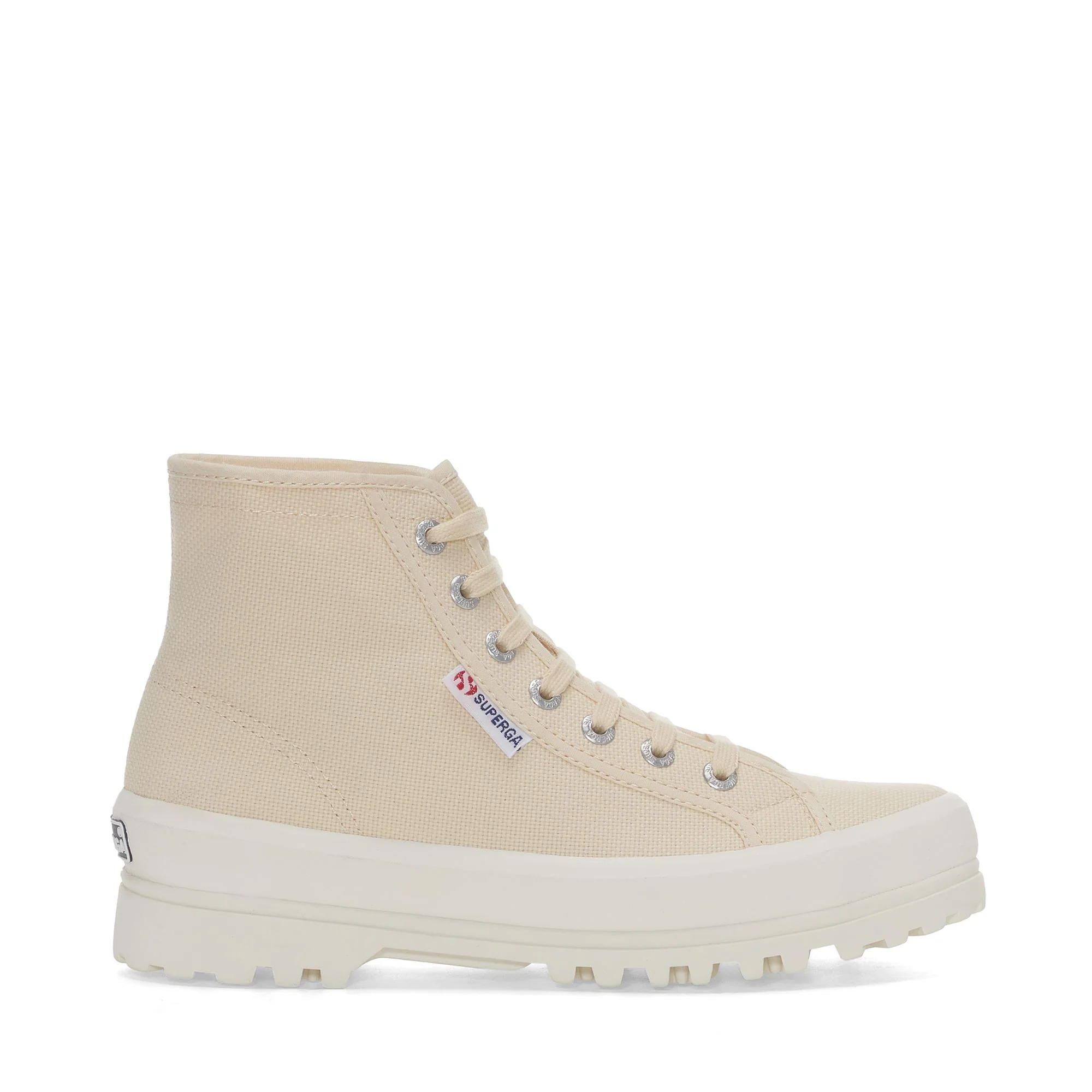 2341 ALPINA - Ankle Boots - Laced - Unisex - BEIGE LT EGGSHELL-SILVER-F AVORIO