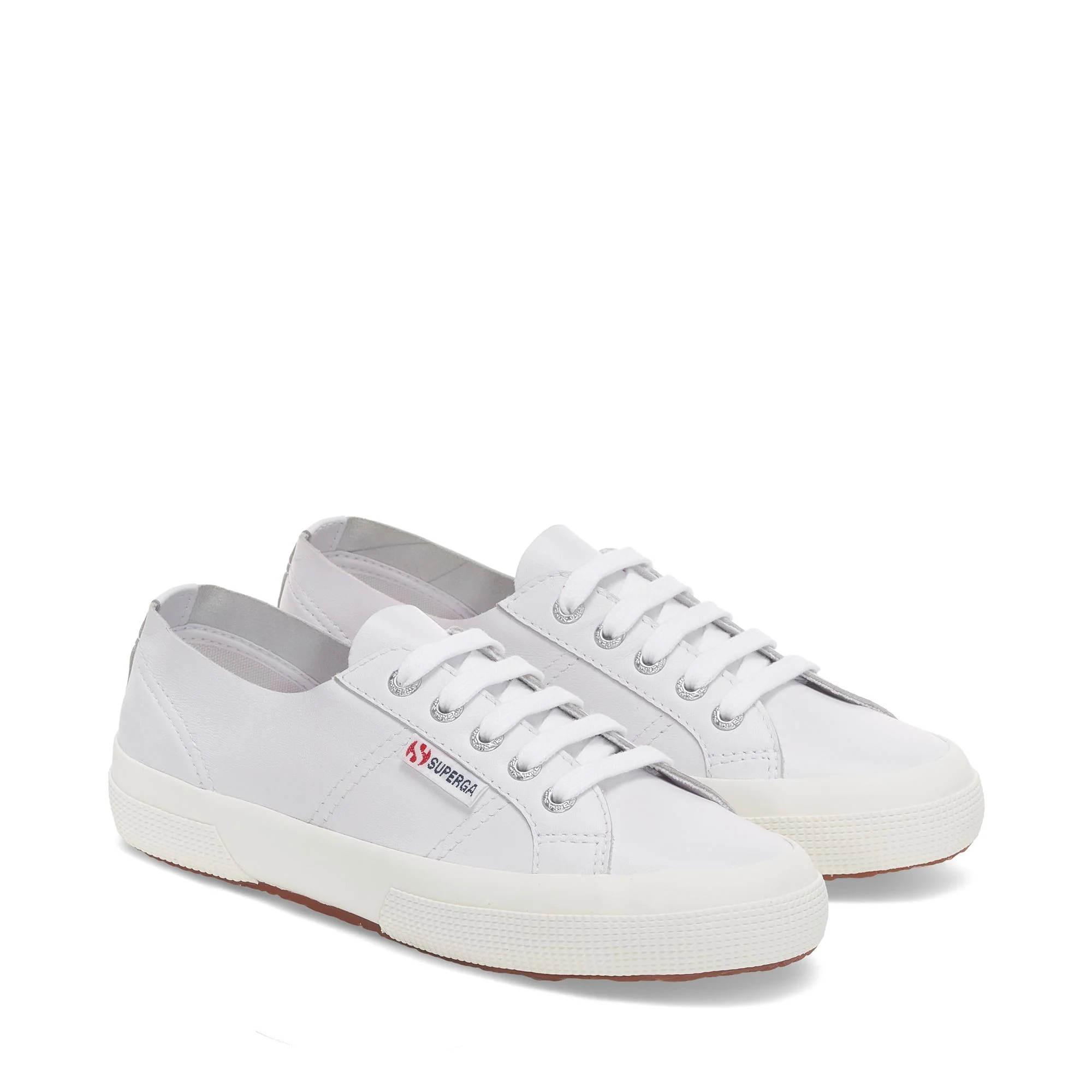2750 UNLINED NAPPA - Le Superga - Sneaker - Woman - OPTICAL WHITE-SILVER-FAVORIO