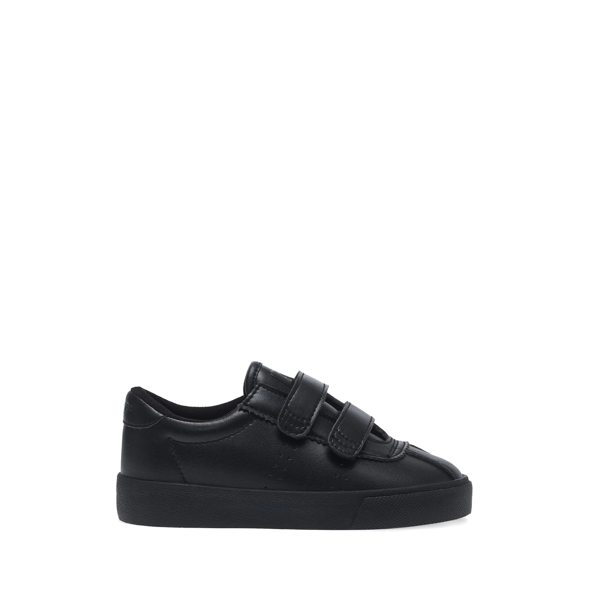 2843 KIDS CLUB S STRAPS VEGAN MATERIAL - Sneakers - Low Cut - Kid unisex - TOTAL BLACK