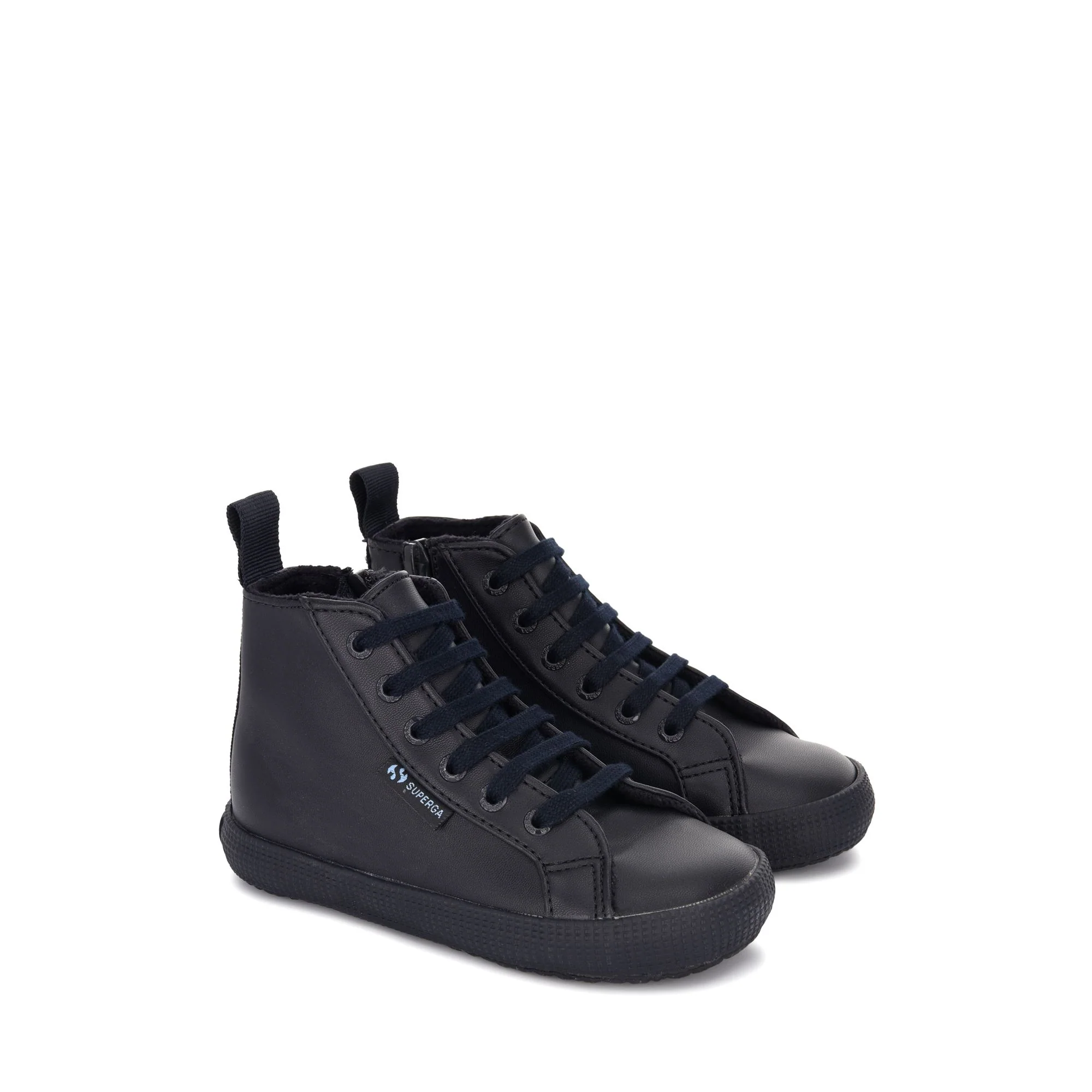 2795 KIDS SYNTHETIC MATERIAL - Le Superga - Mid Cut - Kid unisex - TOTAL BLUE NAVY