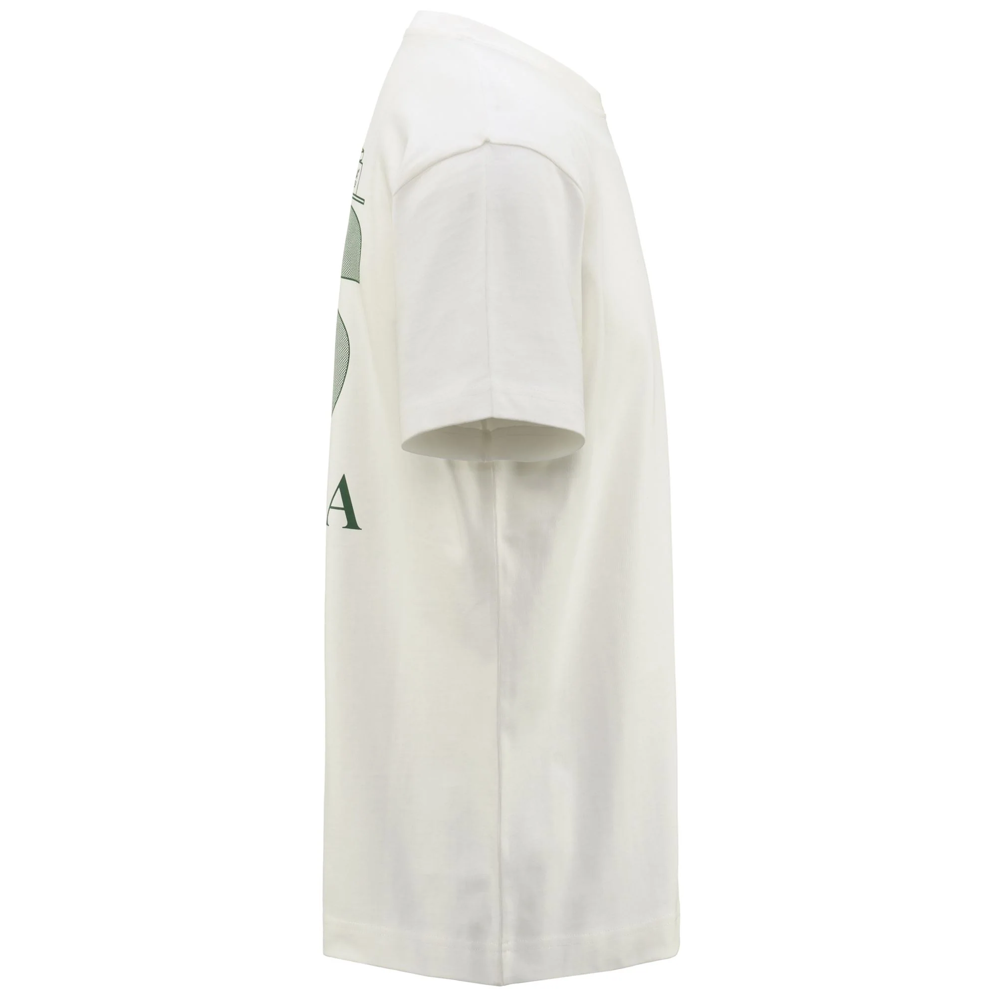 T-SHIRT SUPERGA CLUBHOUSE - T-ShirtsTop - T-Shirt - Unisex - WHITE AVORIO-GREEN