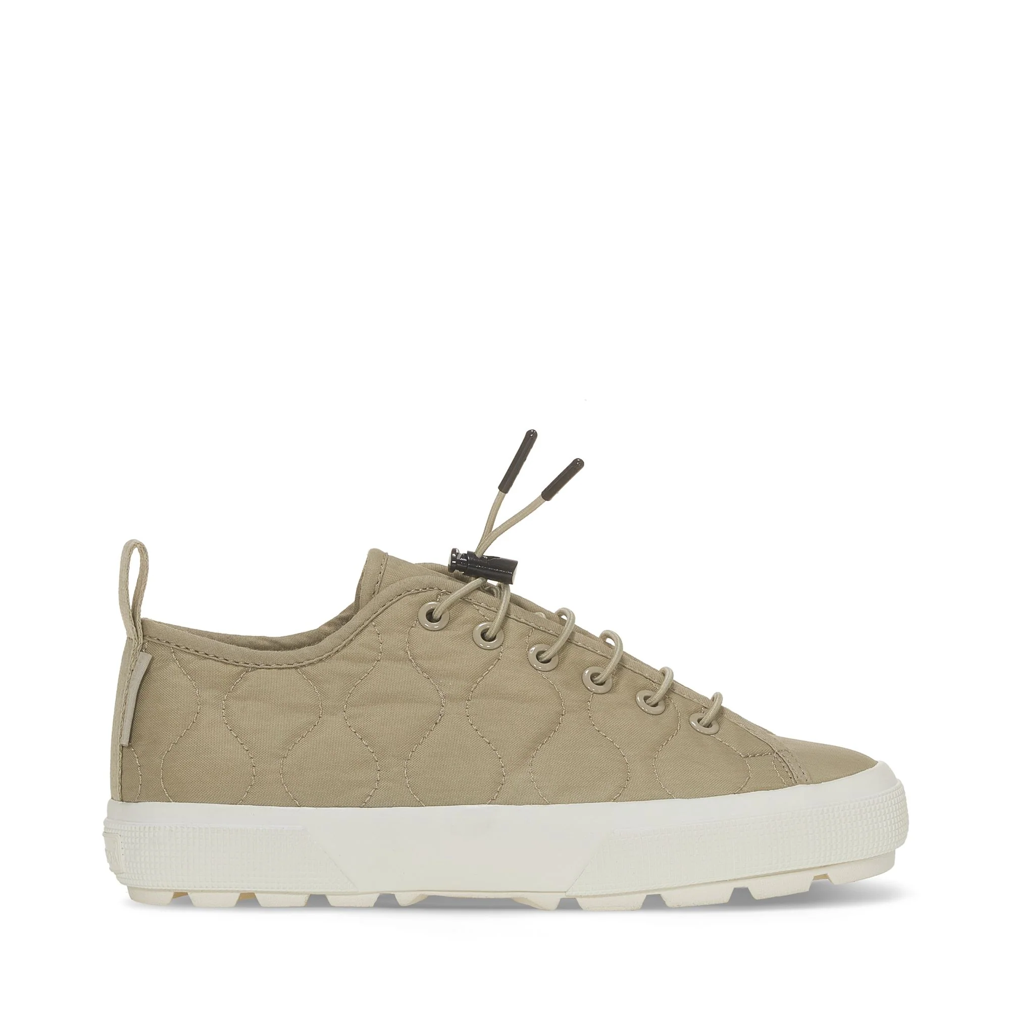 2625 TANK QUILTED NYLON - Sneakers - Low Cut - Woman - GREY FOSSIL-F AVORIO
