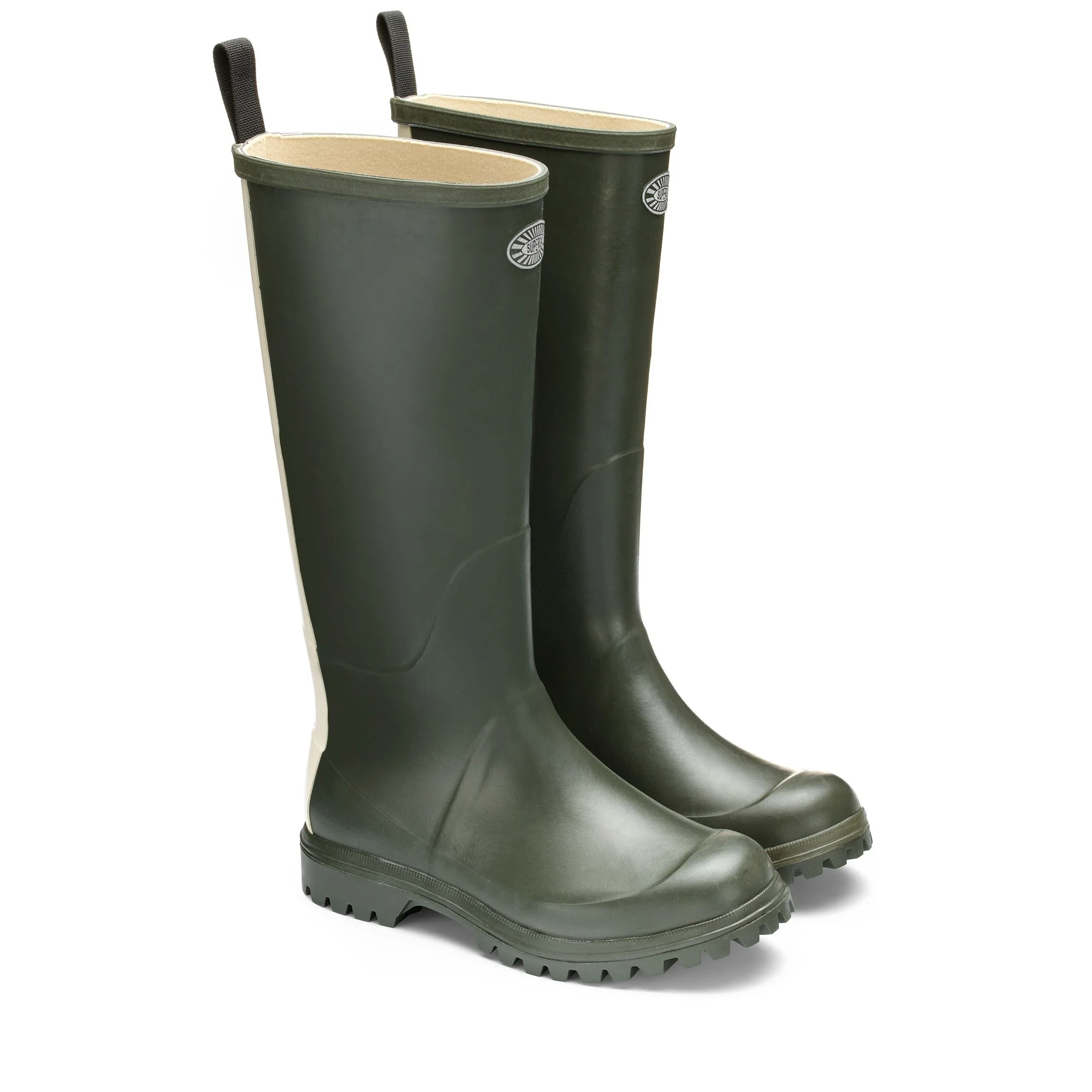 799 RUBBER BOOTS LETTERING - Rubber Boots - High Cut - Unisex - GREEN SHERWOOD