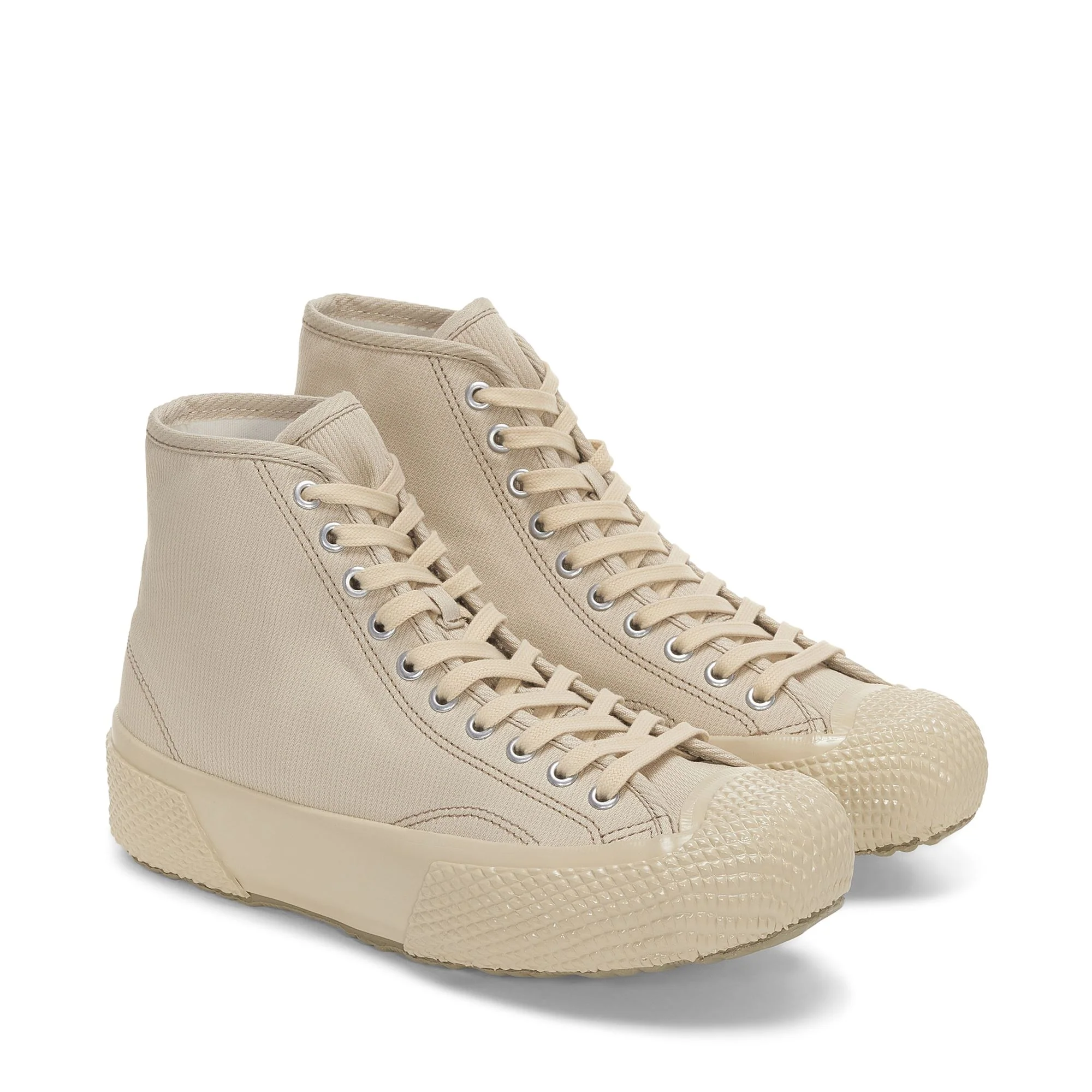 2435 MILITARY DECK PIQUE - Sneakers - High Cut - Unisex - OFF WHITE-TREE HOUSE