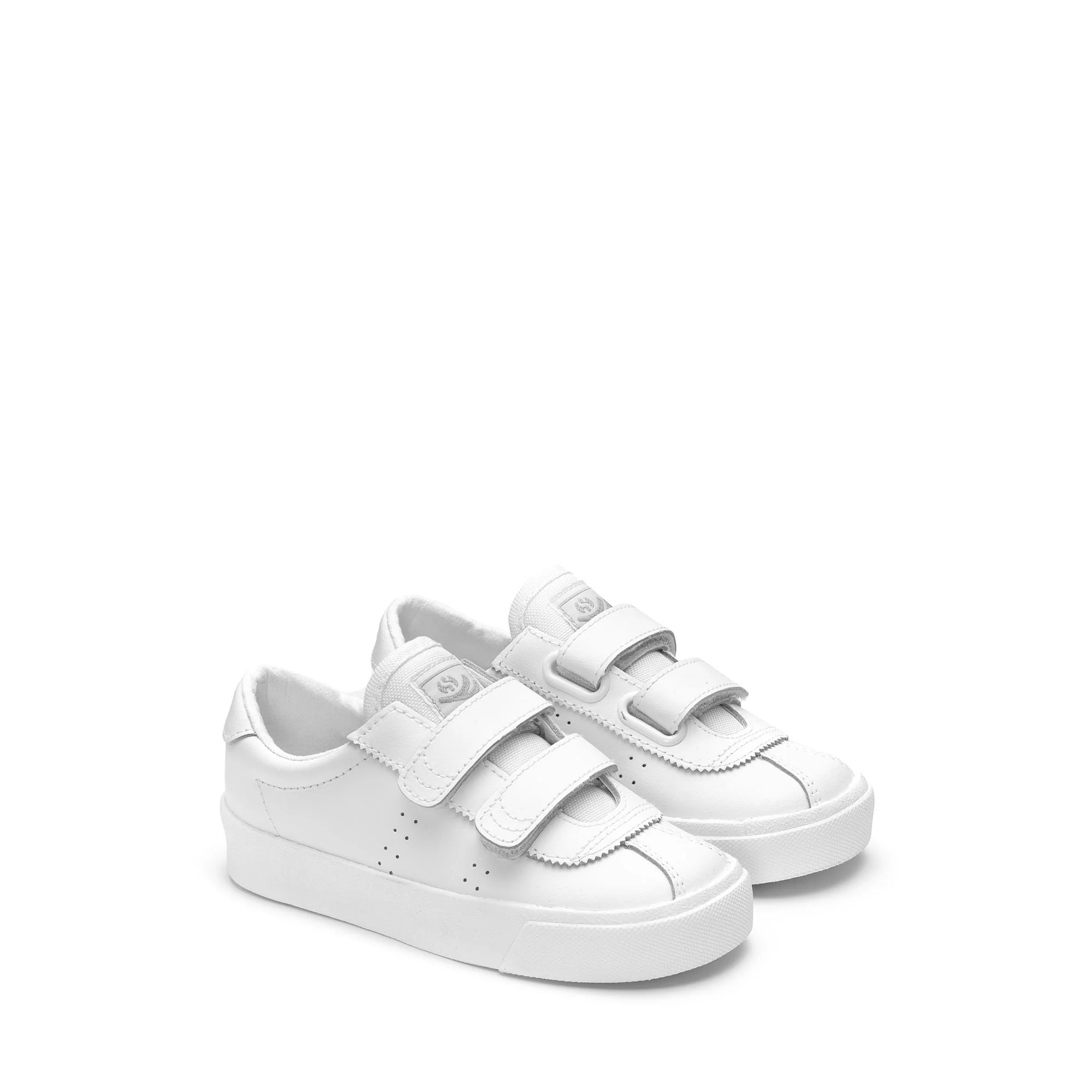 2843 KIDS CLUB S STRAPS ACTION LEATHER - Sneakers - Low Cut - Kid unisex - TOTAL WHITE
