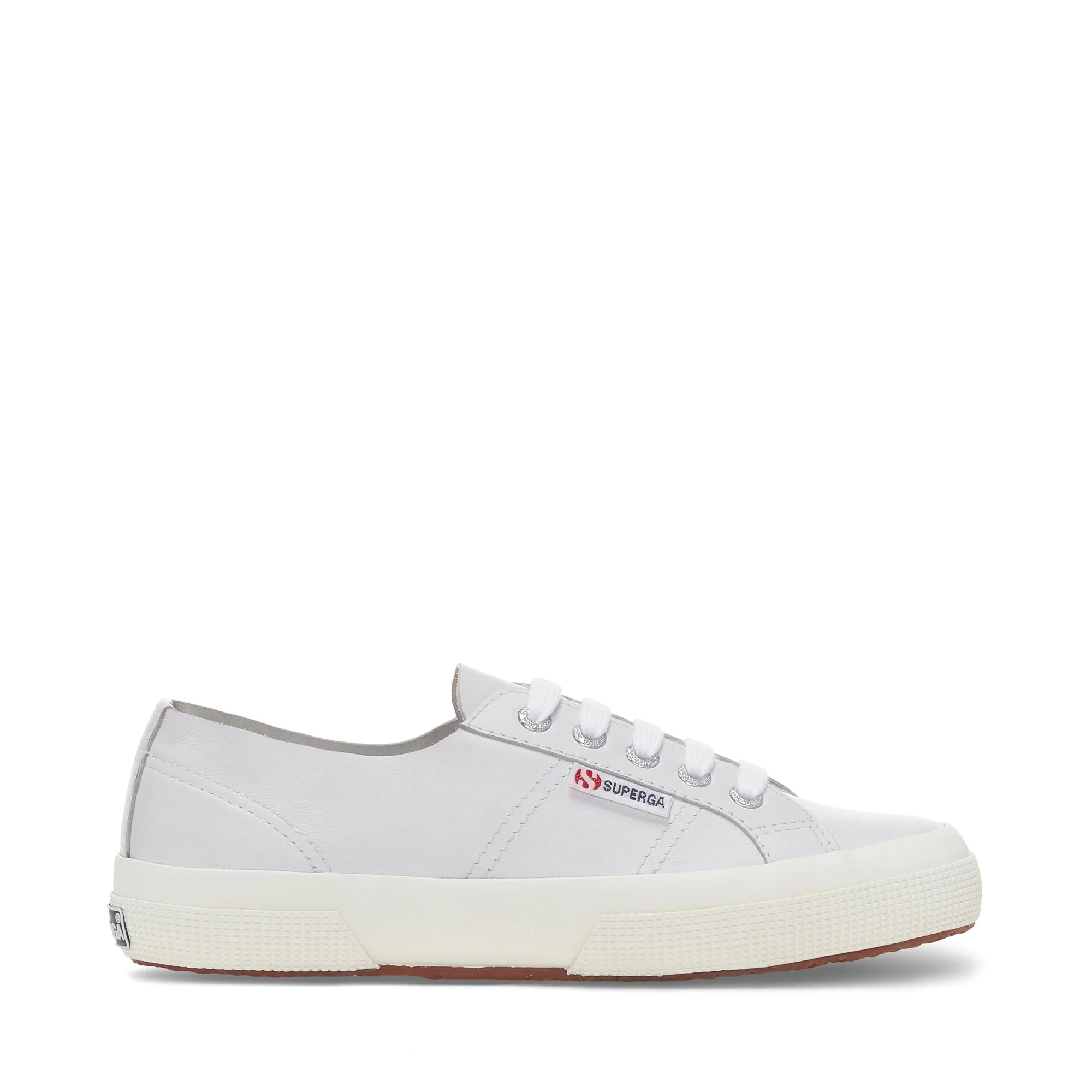 2750 UNLINED NAPPA - Le Superga - Sneaker - Woman - OPTICAL WHITE-SILVER-FAVORIO