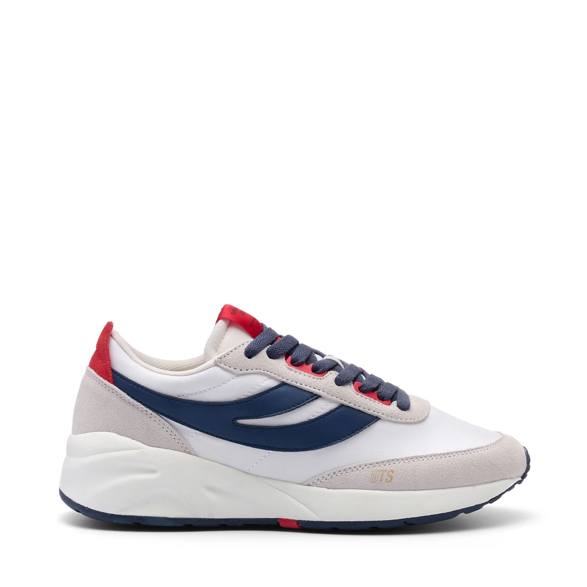 4089 TRAINING 9TS SLIM - Sneakers - Low Cut - Unisex - WHITE AVORIO-NAVY-RED