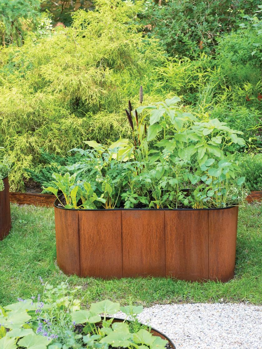 Corten Steel Modular Raised Beds