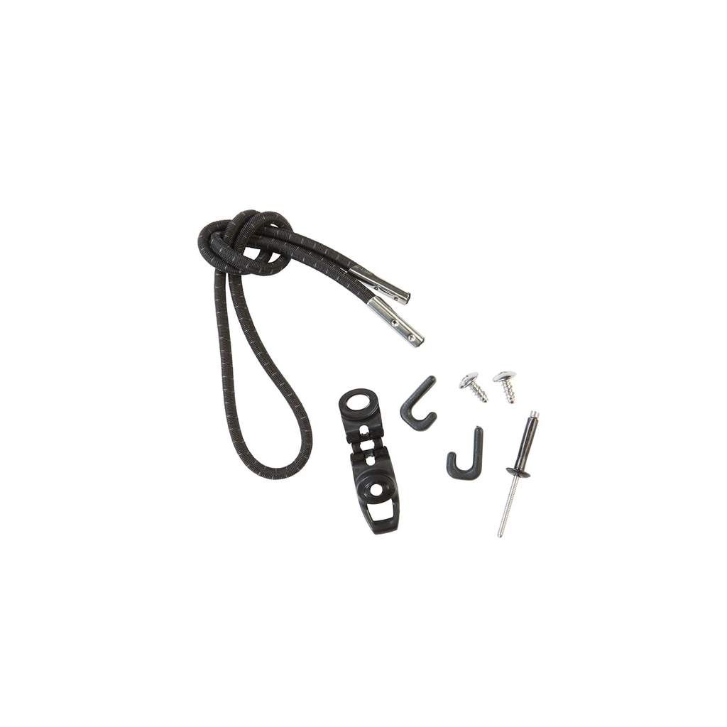 Black & gray 25 (63.5 cm) paddle tie-down with hook