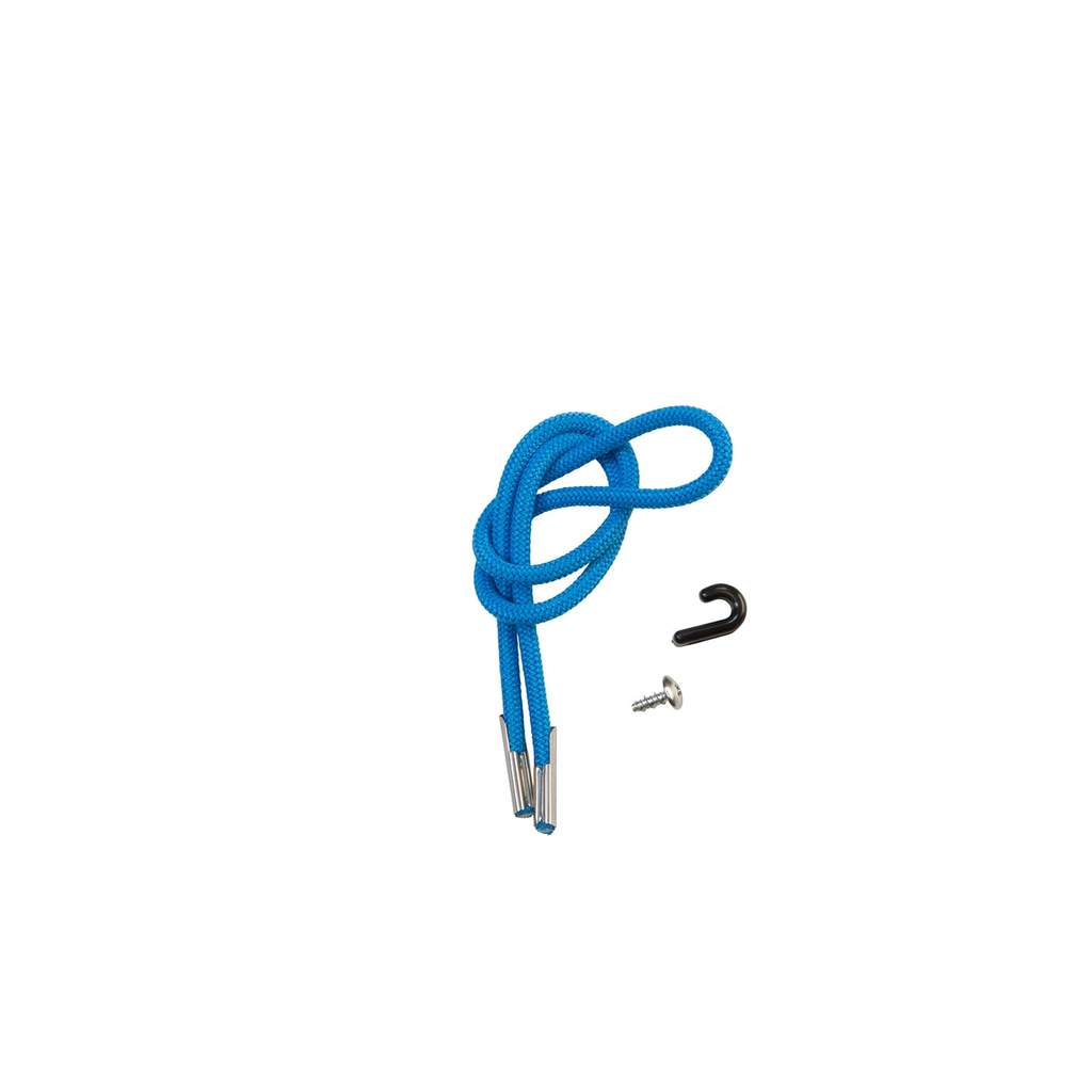Electric blue 25 (63.5 cm) paddle tie-down with hook