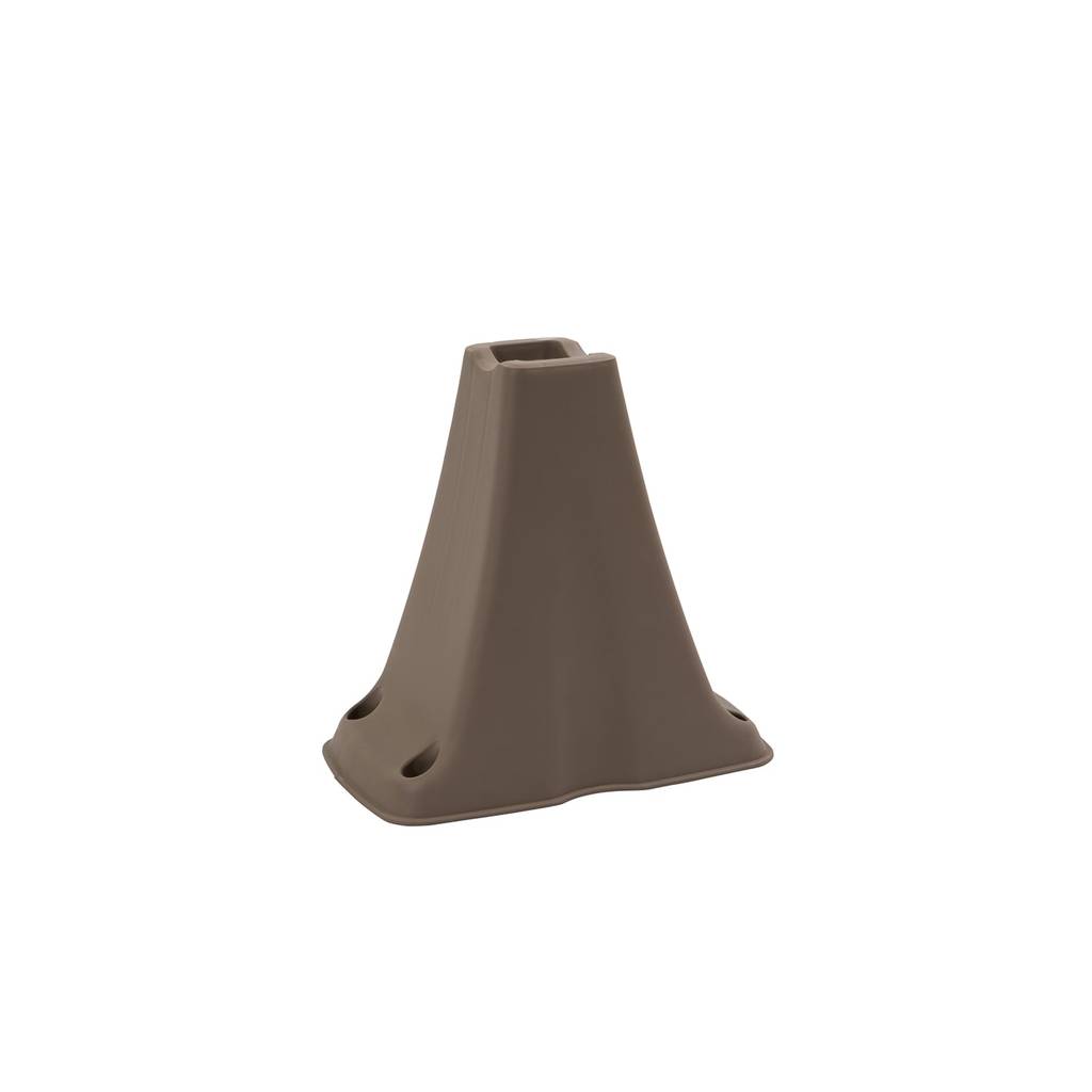 Canoe seat support cone in brown