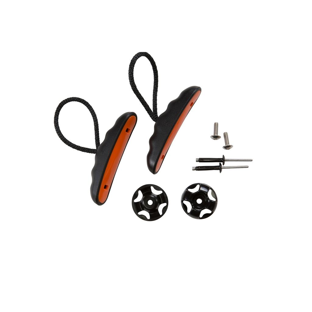 Bright orange 14 (35.6 cm) kayak carrying handles