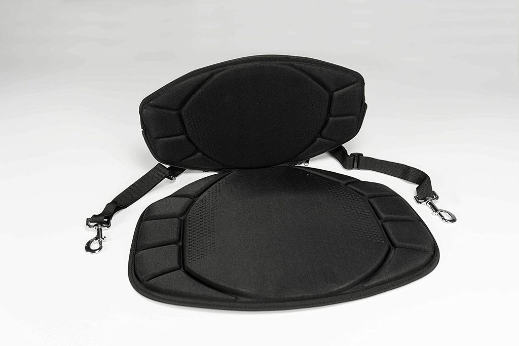 Adjustable padded kayak seat