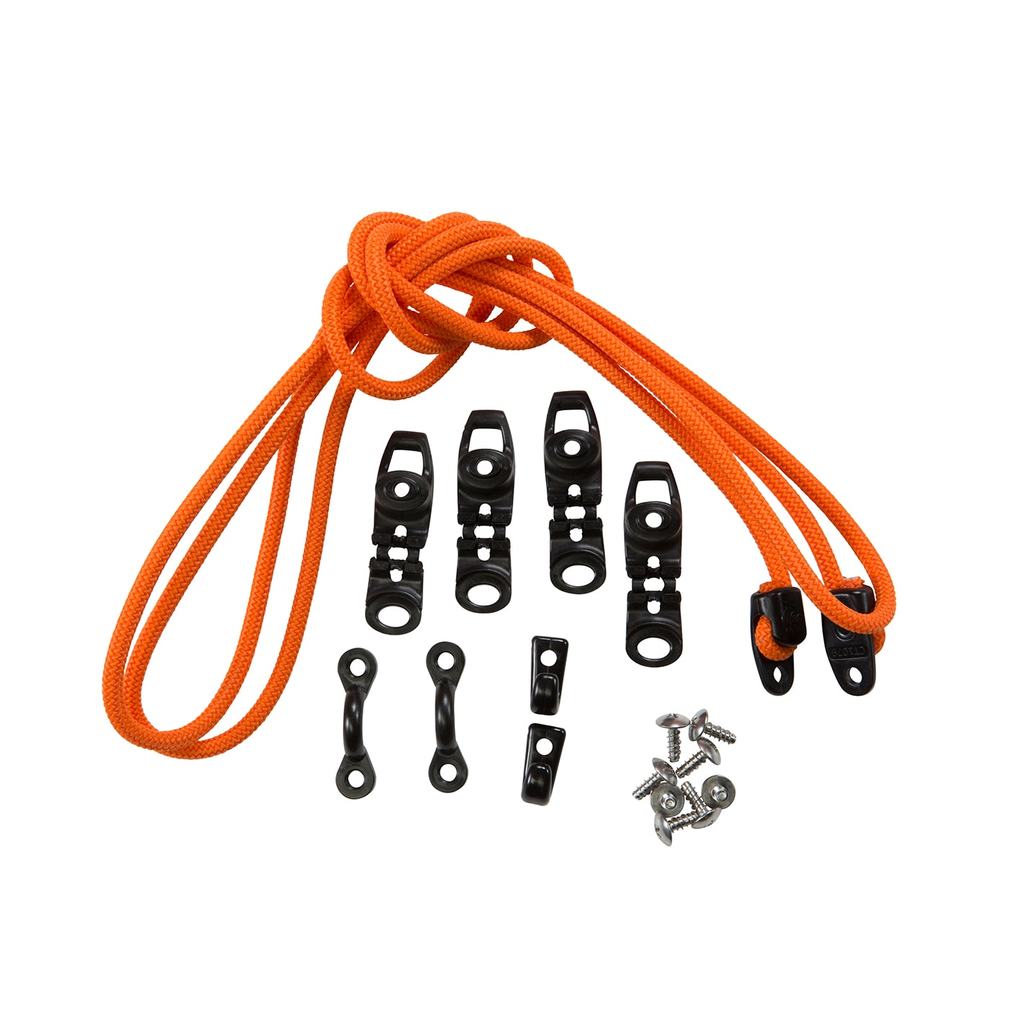 Bright orange 90 (229 cm) tank well bungee cord