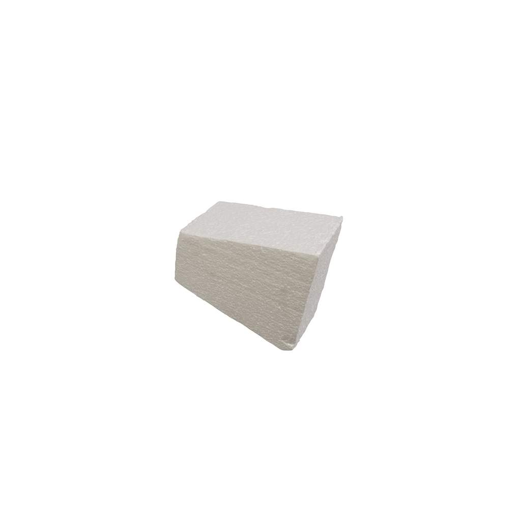 Flotation foam block for canoe seat support
