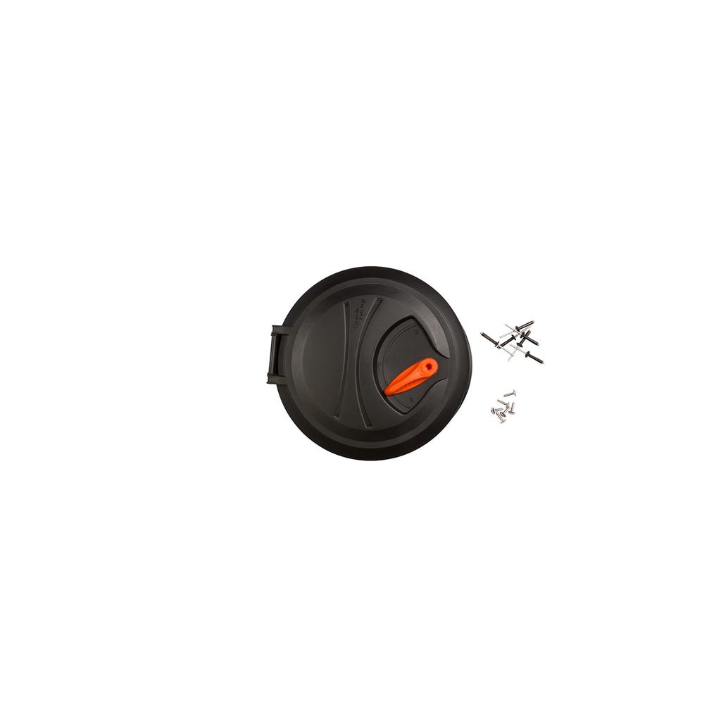 Quick lock hatch - bright orange