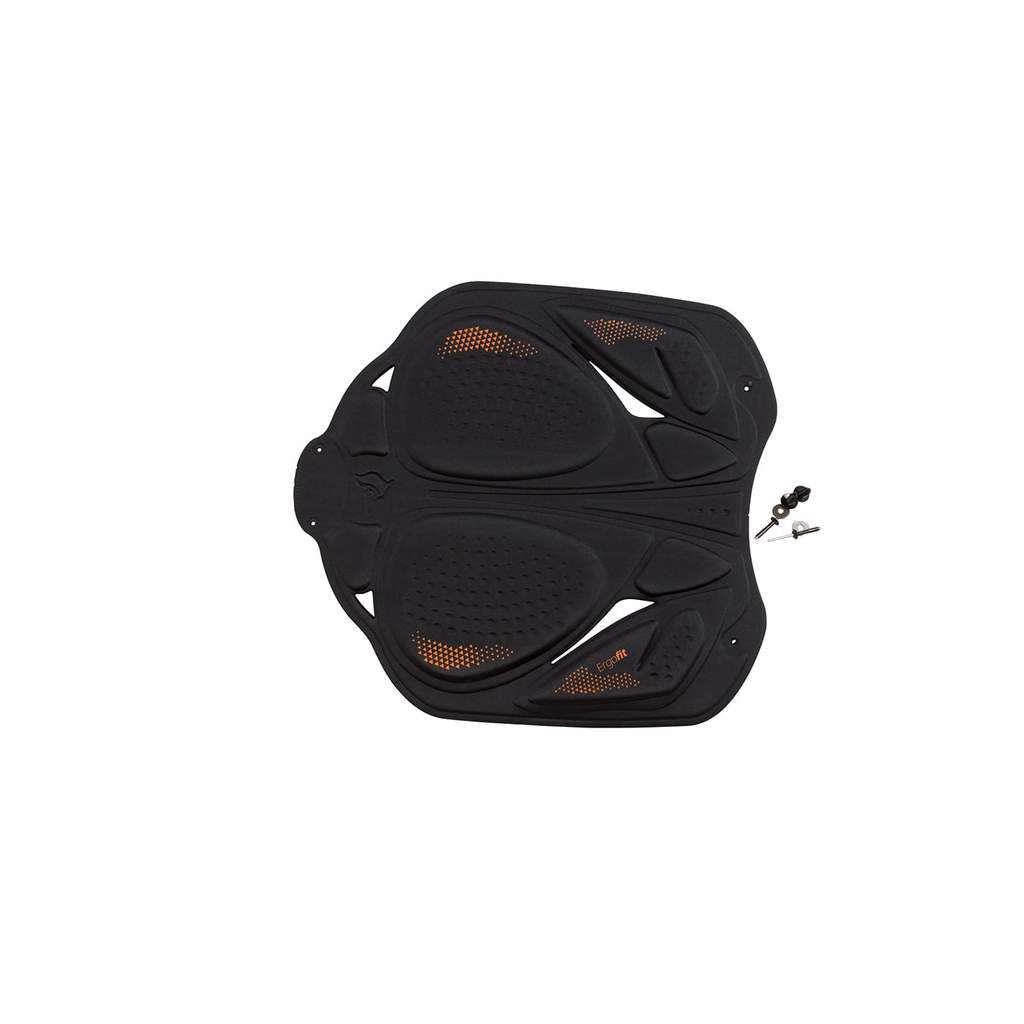 Bright orange long Ergofit g2™ - sit-on-top seat only