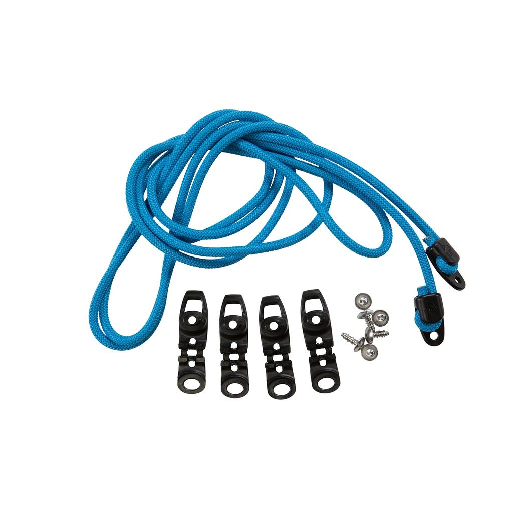 Electric blue 98 (248.9 cm) tank well bungee cord