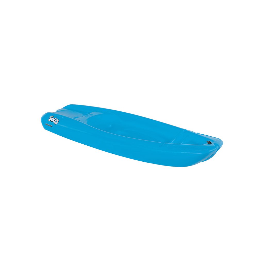 Solo kids kayak with paddle