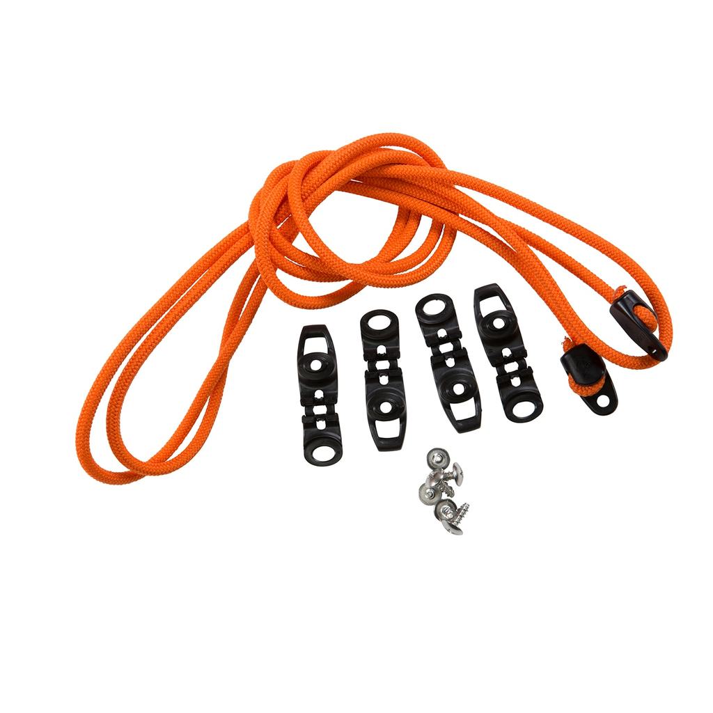 Bright orange 98 (248.9 cm) tank well bungee cord